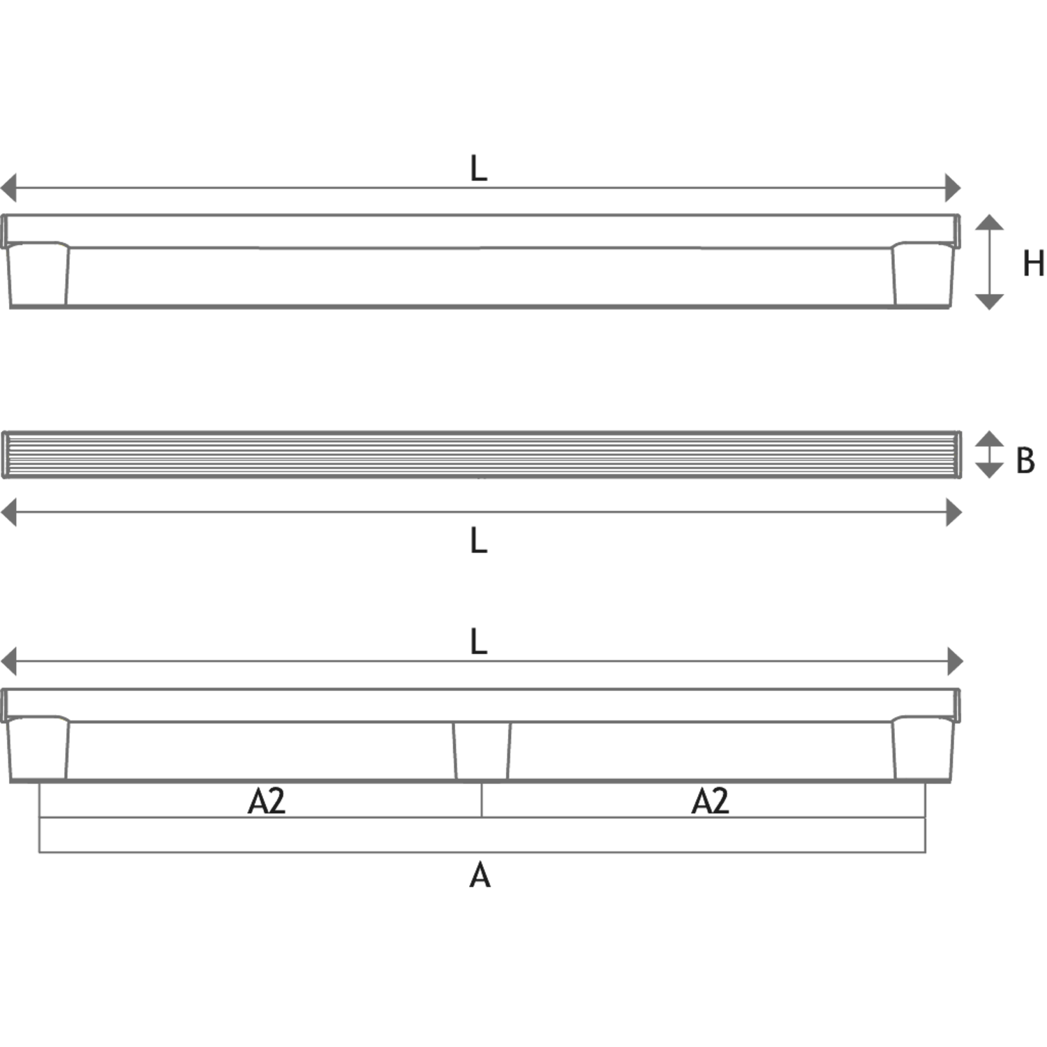Greep riva ba800 l822 zwart