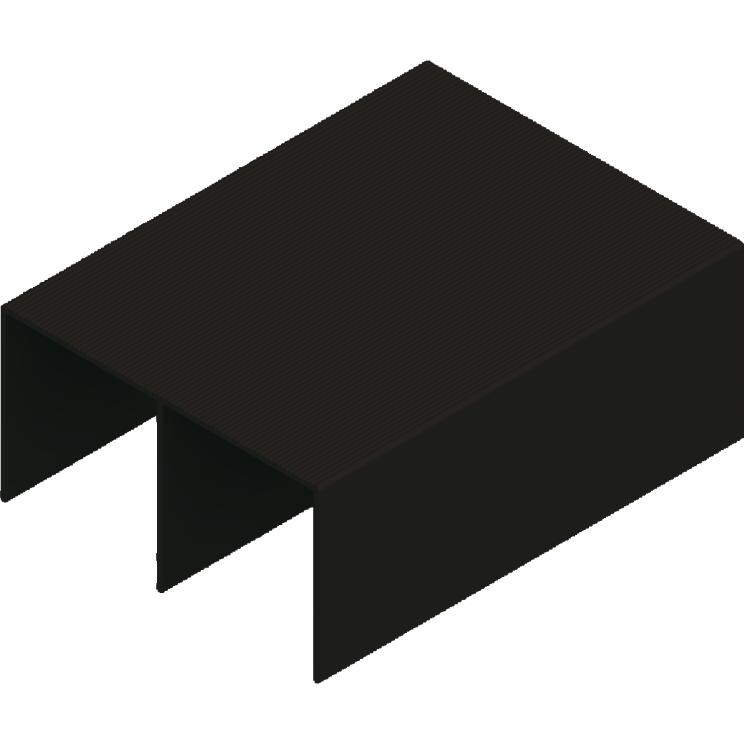 Rail support double Terra S85 6m alu noir  