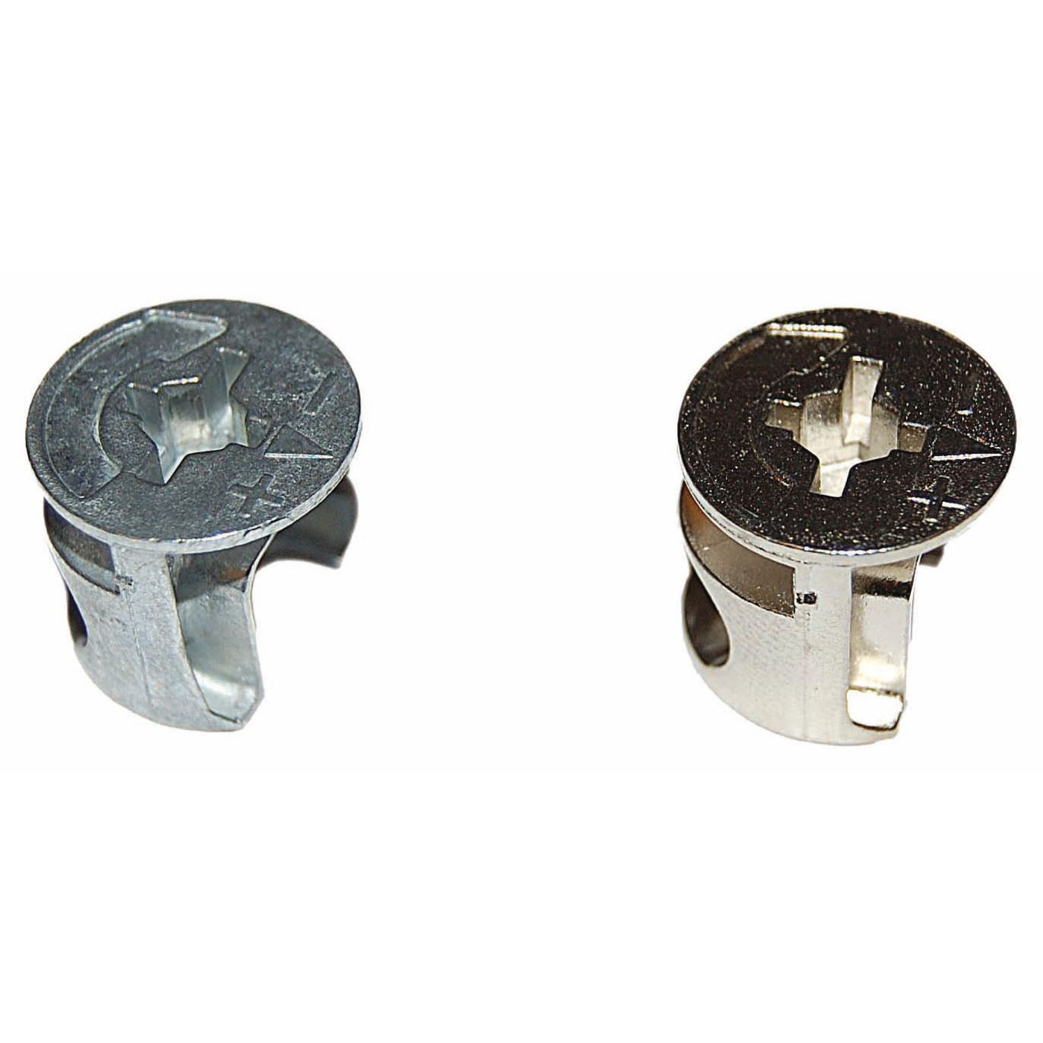 Ferrure d'assemblage excenter 15.16 Z sans bord nickelé