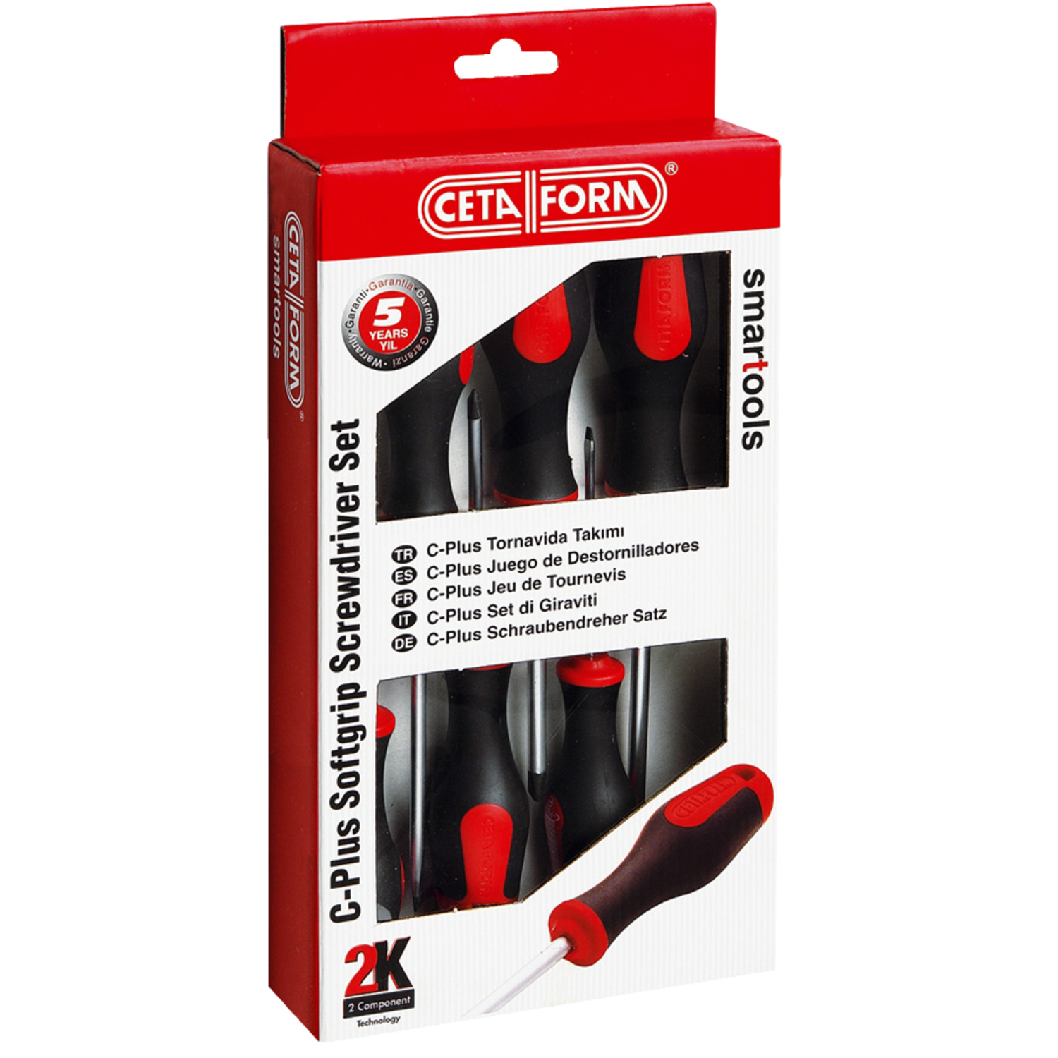 Tournevis en set ph pz sl 6 pcs  