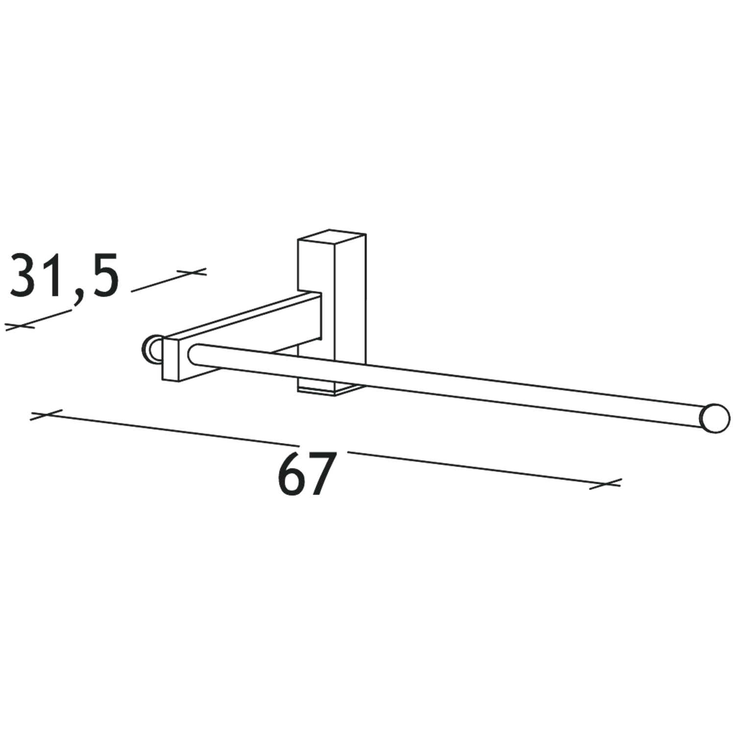 Corner tube kledingstang