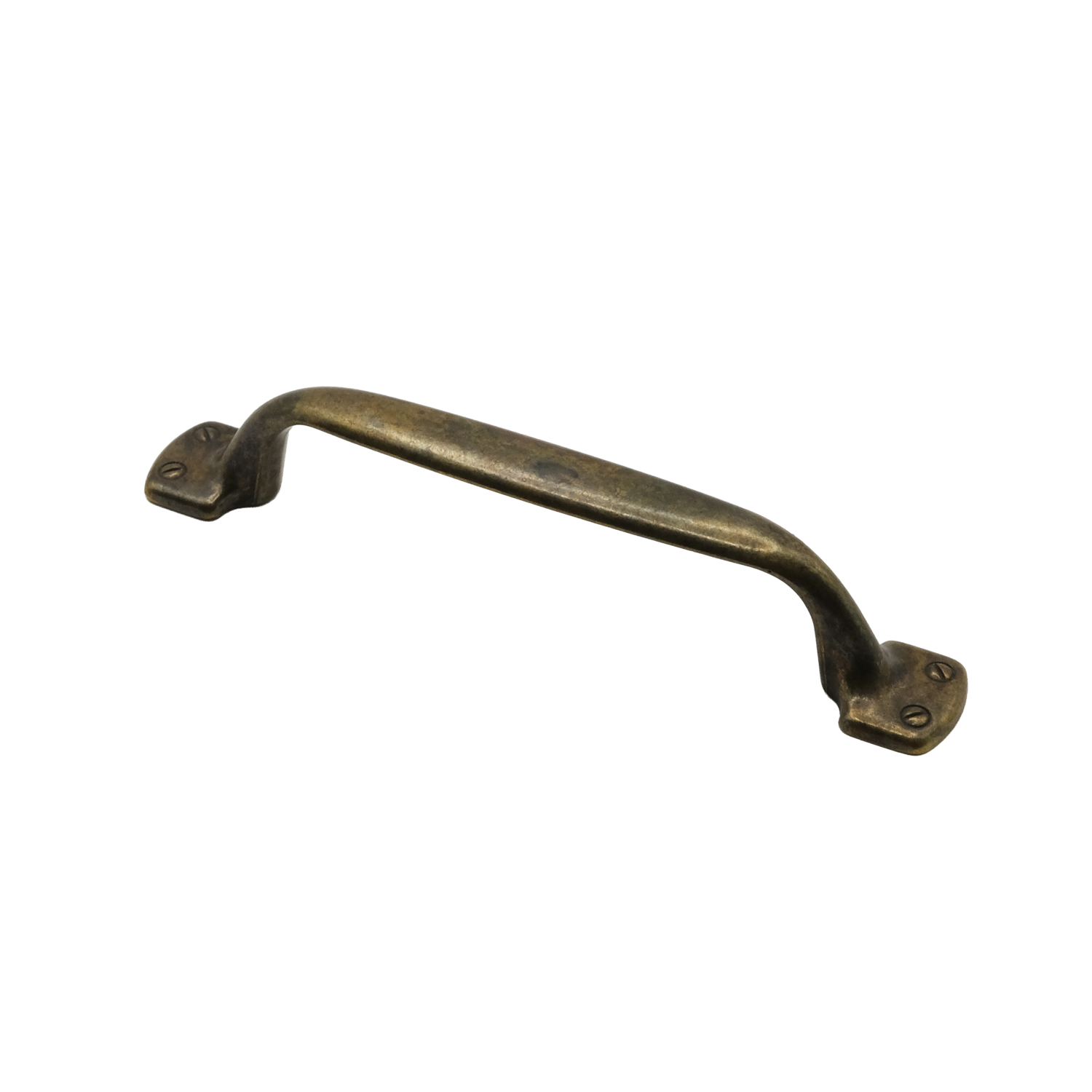 Poignee retro 96mm bronze tachete 