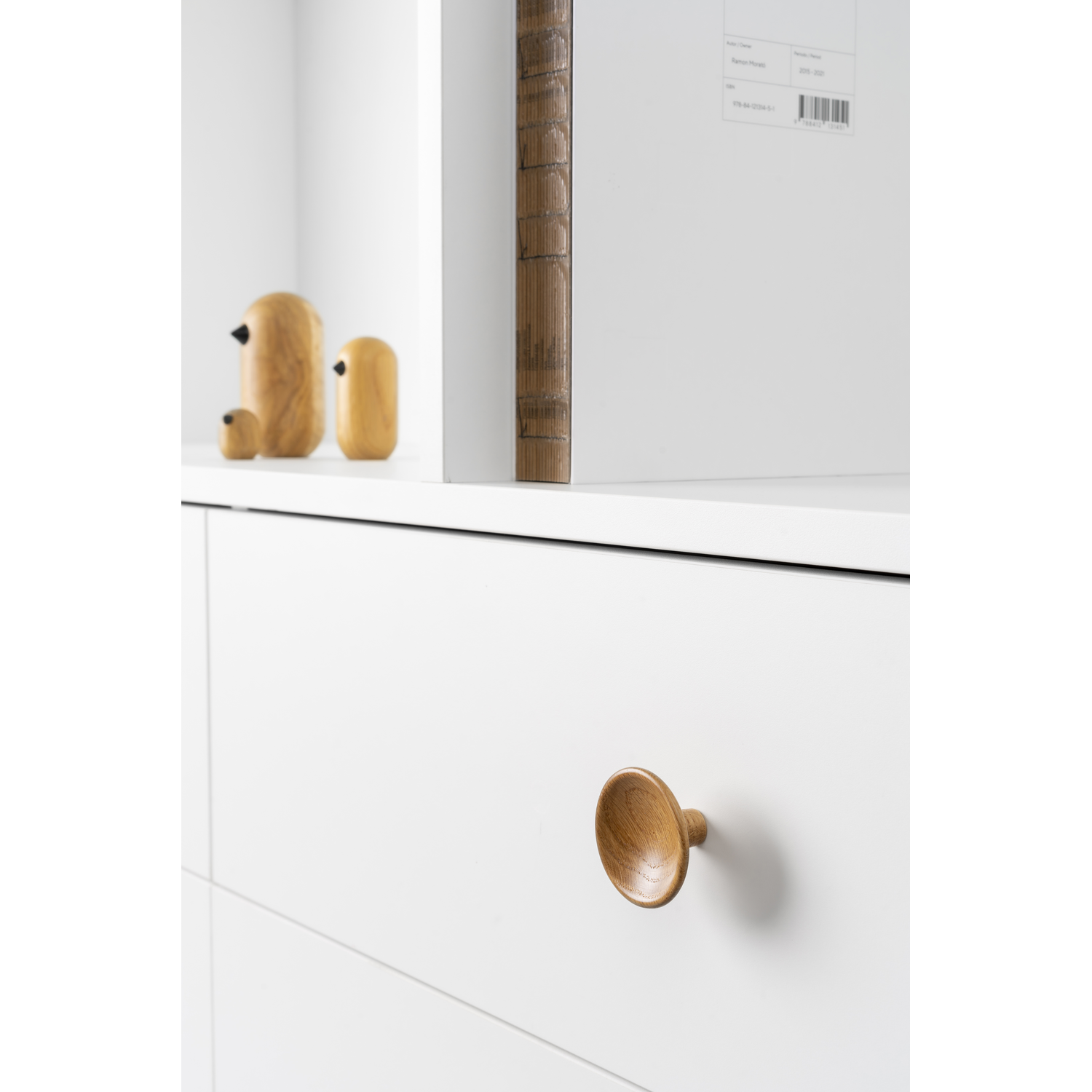 Knop DISC Ø38 hout eik
