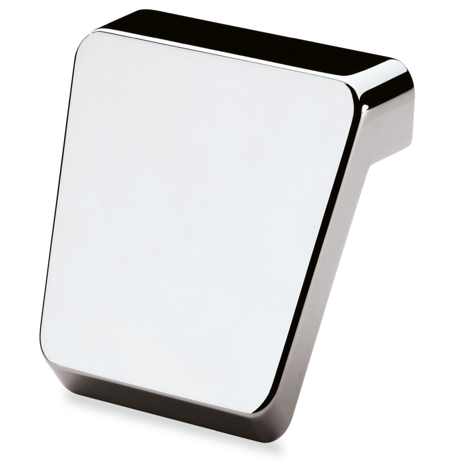 Bouton Milo, entraxe de perçages 16, L 40 mm, B 41 mm, H 28 mm, ø 41 mm, chromé brillant
