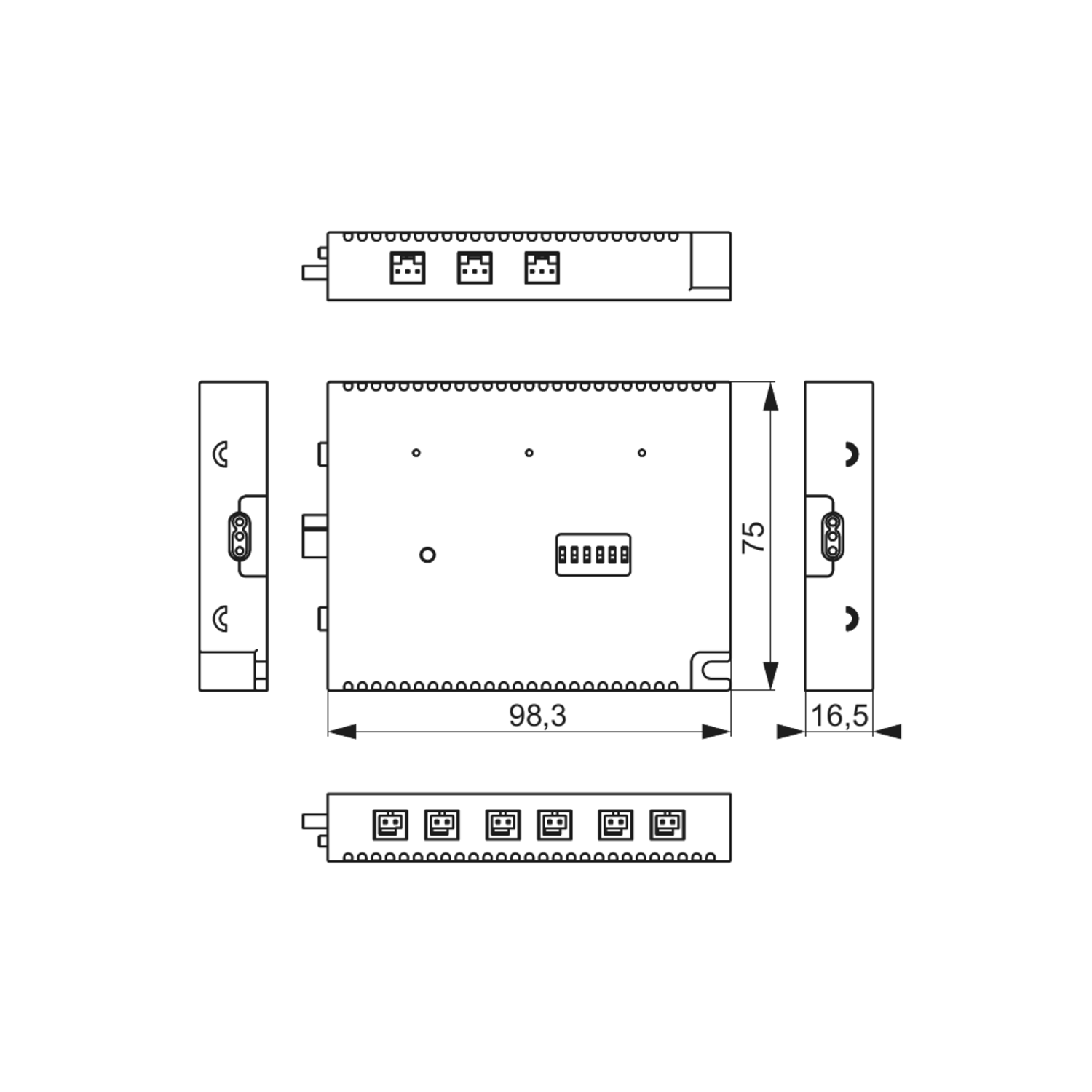 Mec Driver schakelmodule 24V - 3 groepen
