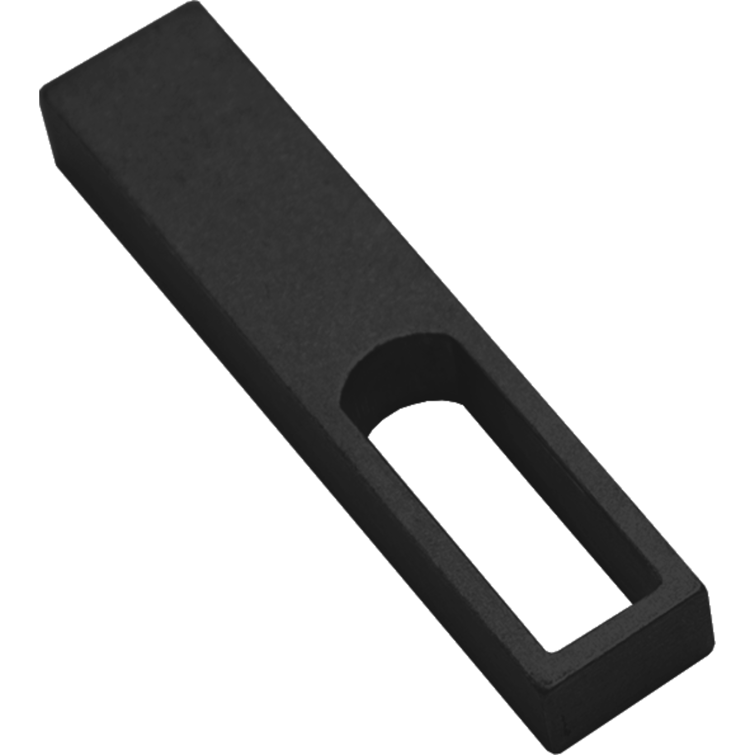 Centrale kastbaarhouder linear alu wit
