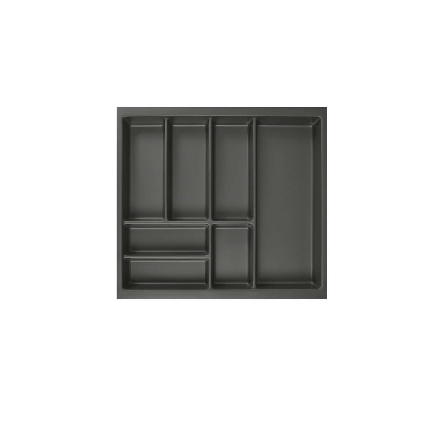 Basic range-couvert c 55 cm gris ardoise  400-530x440-500mm