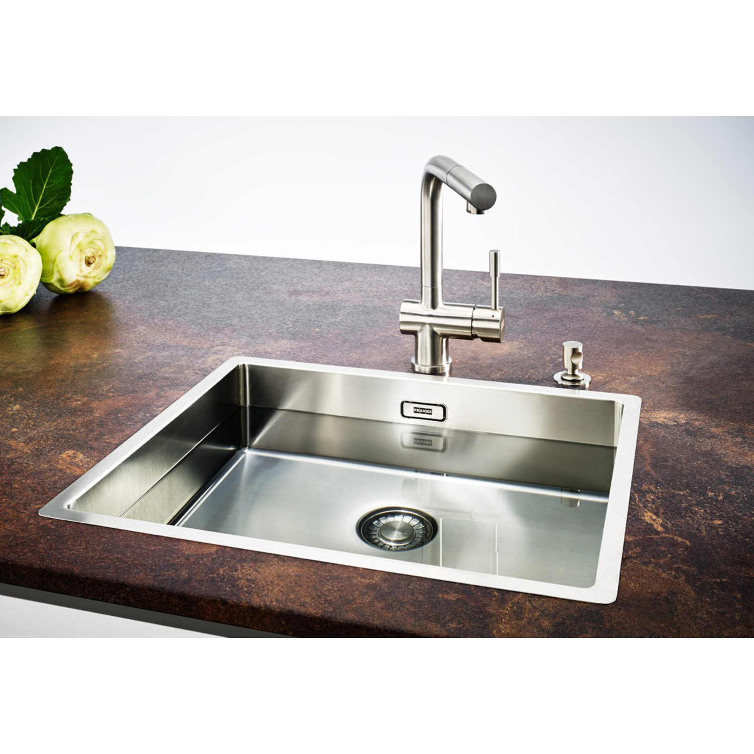 BOX - Cuve à affleurer / SlimTop / A sous-encastrer / 440 x 450 mm / Lisse