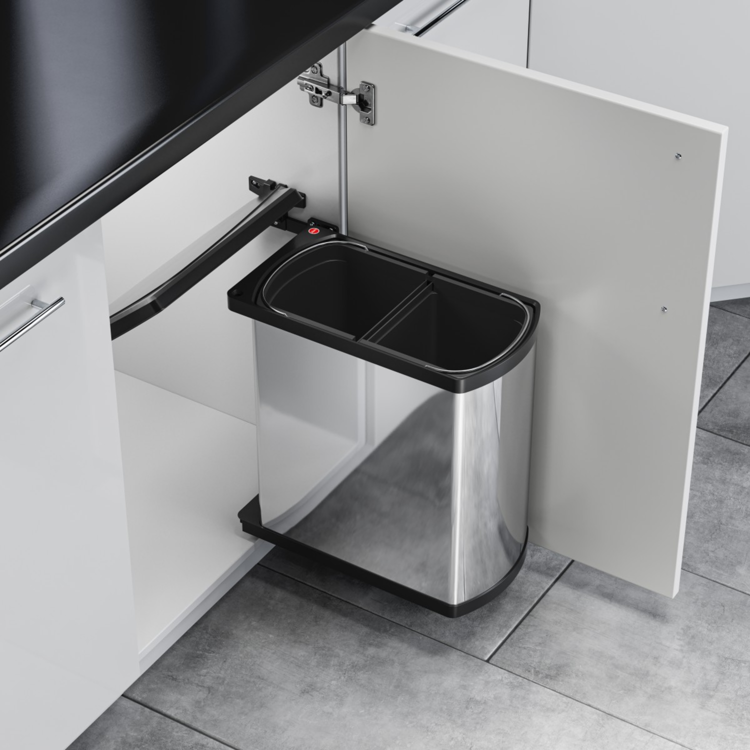 Hailo duo rvs 16l