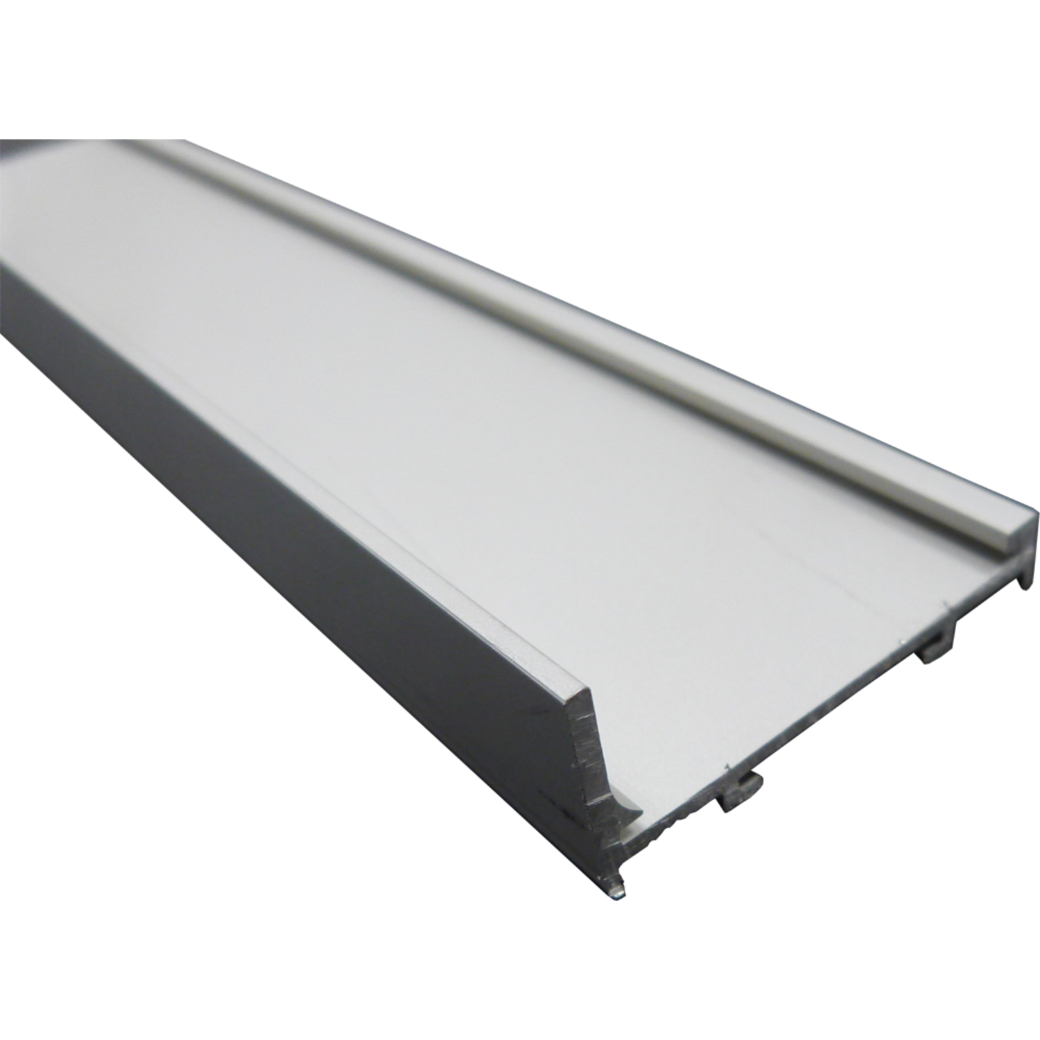 Greeplijst L- vorm voor decor strip alu kleur 5000mm