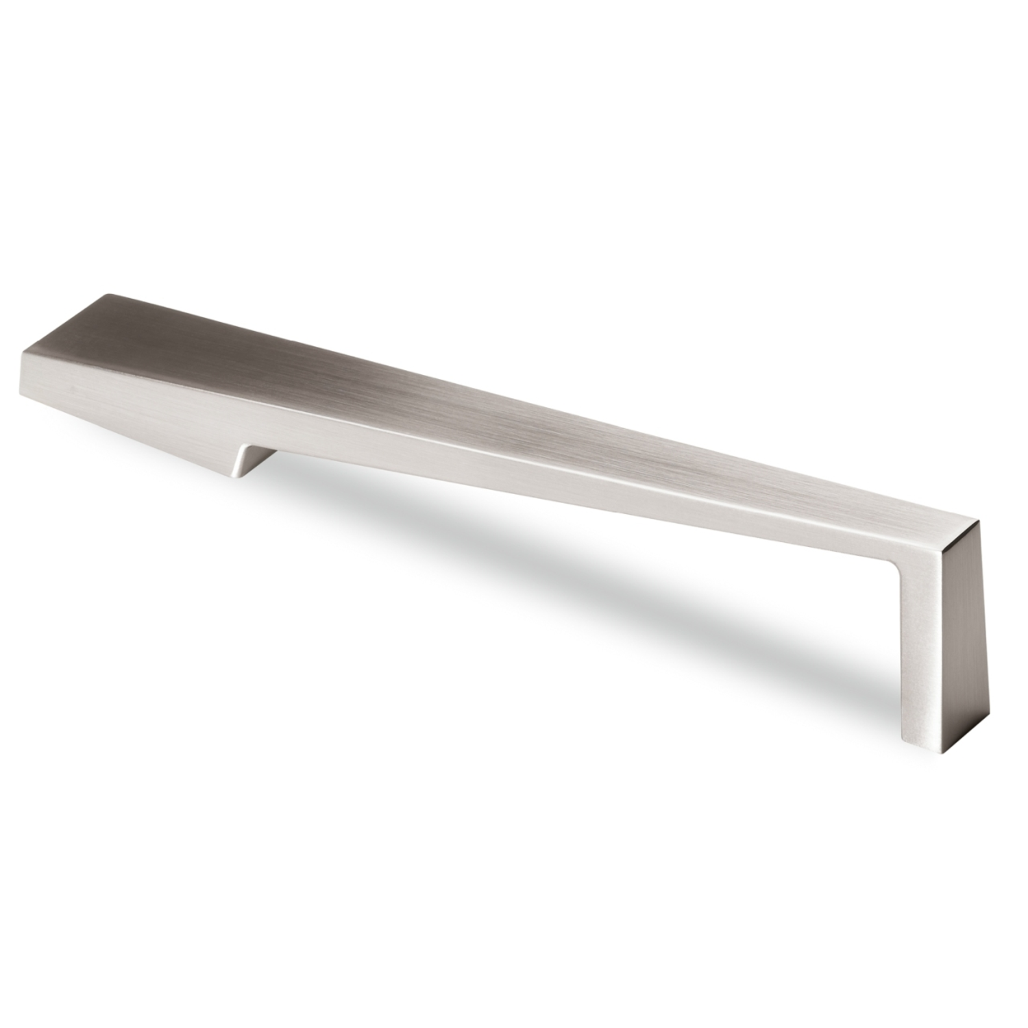 Poignée Rialto, entraxe de perçages 160, L 189 mm, B 25 mm, H 35 mm, aspect inox brossé
