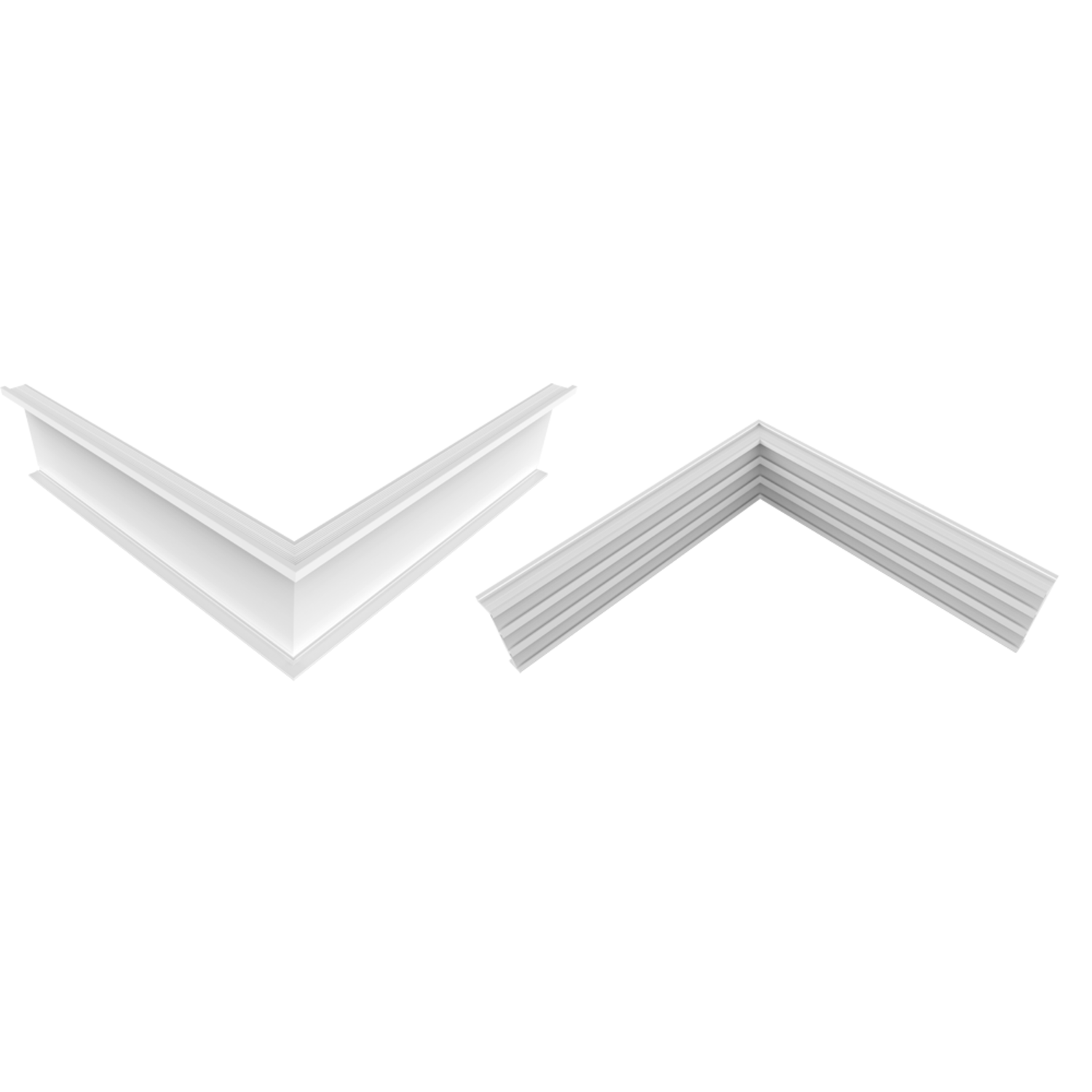 Xinnix XP50 coin 45° 300X300mm noir primer (10 sets)