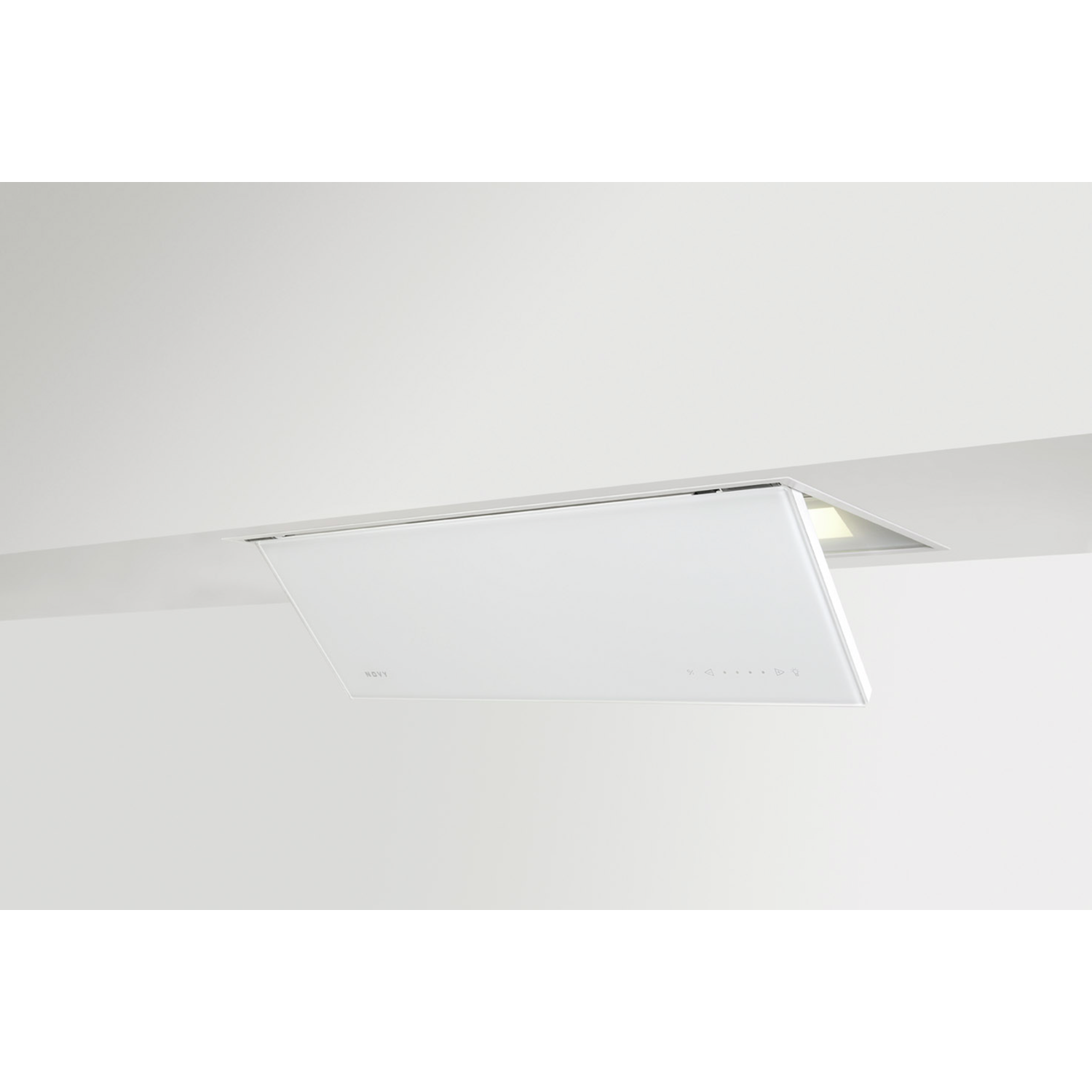Novy Fusion 60 cm blanc hotte téléscopique 