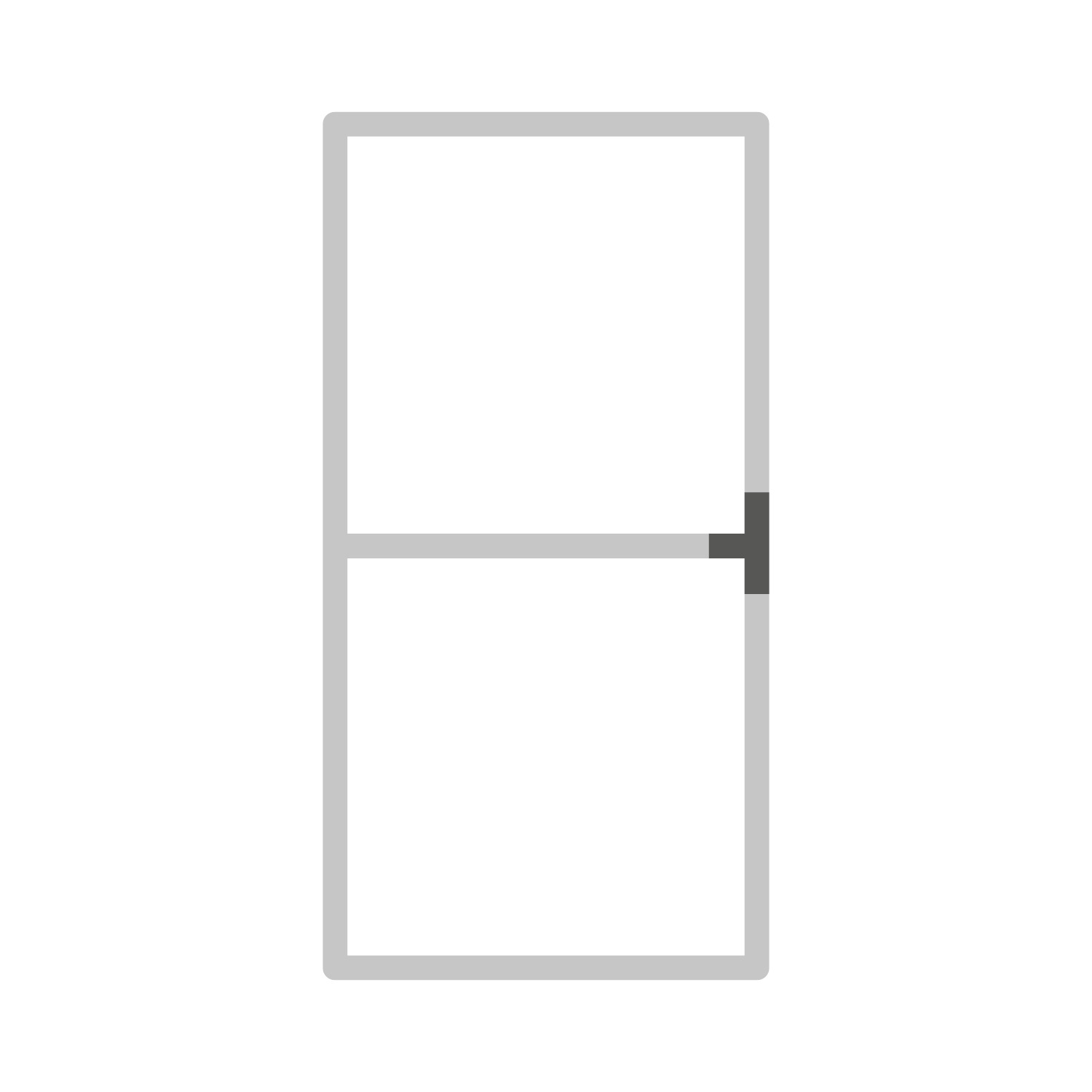 Cadro Nœud d’assemblage triple 2D noir mat