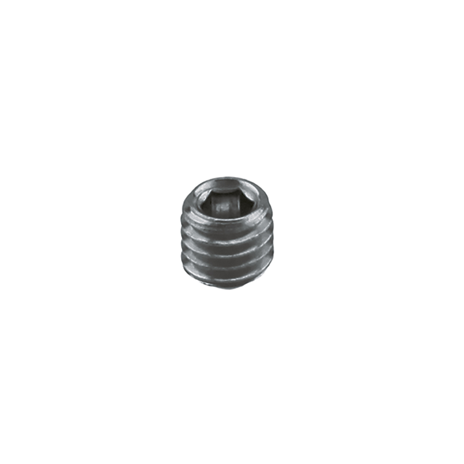 Cadro Vitrine Tige filetée pour le profilé pour le verre M5 x 4 mm noir