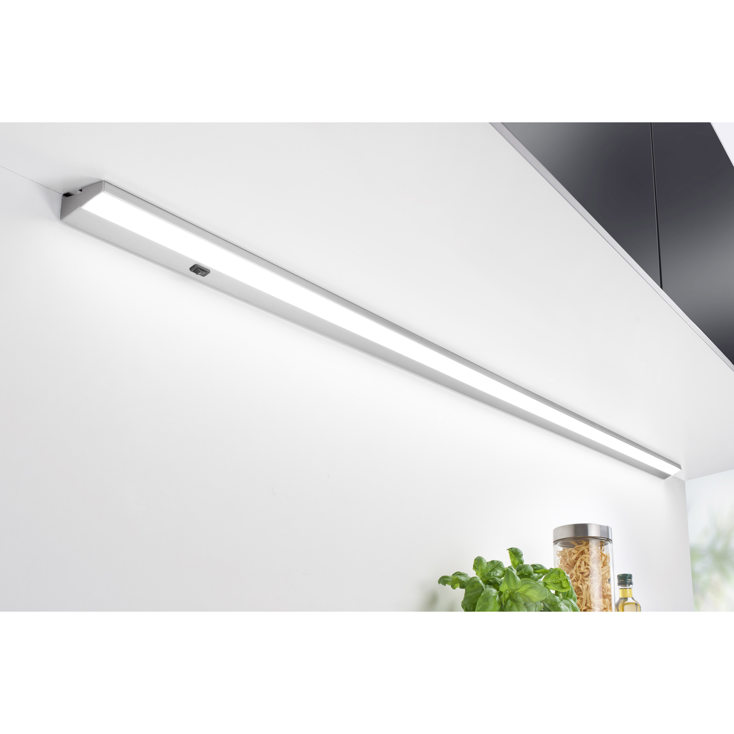 Angolo Led 600mm 10w 230V 3000K inox 