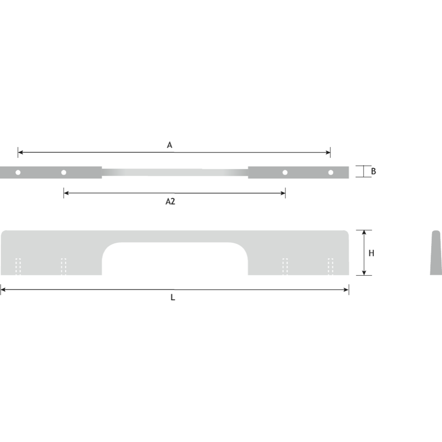 Poignee caravelle 