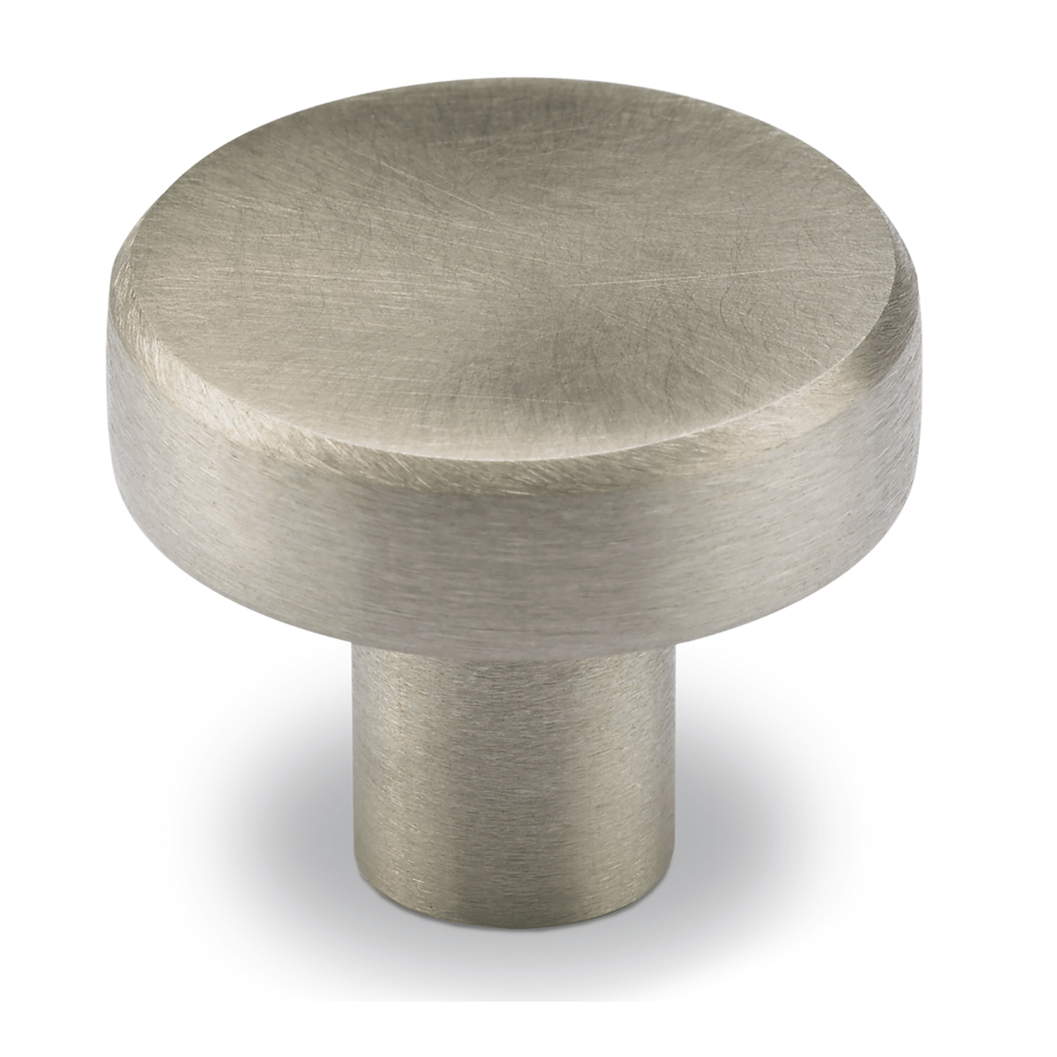 Knop Sipontum, H 22 mm, ø 25 mm, roestvrij staal geborsteld