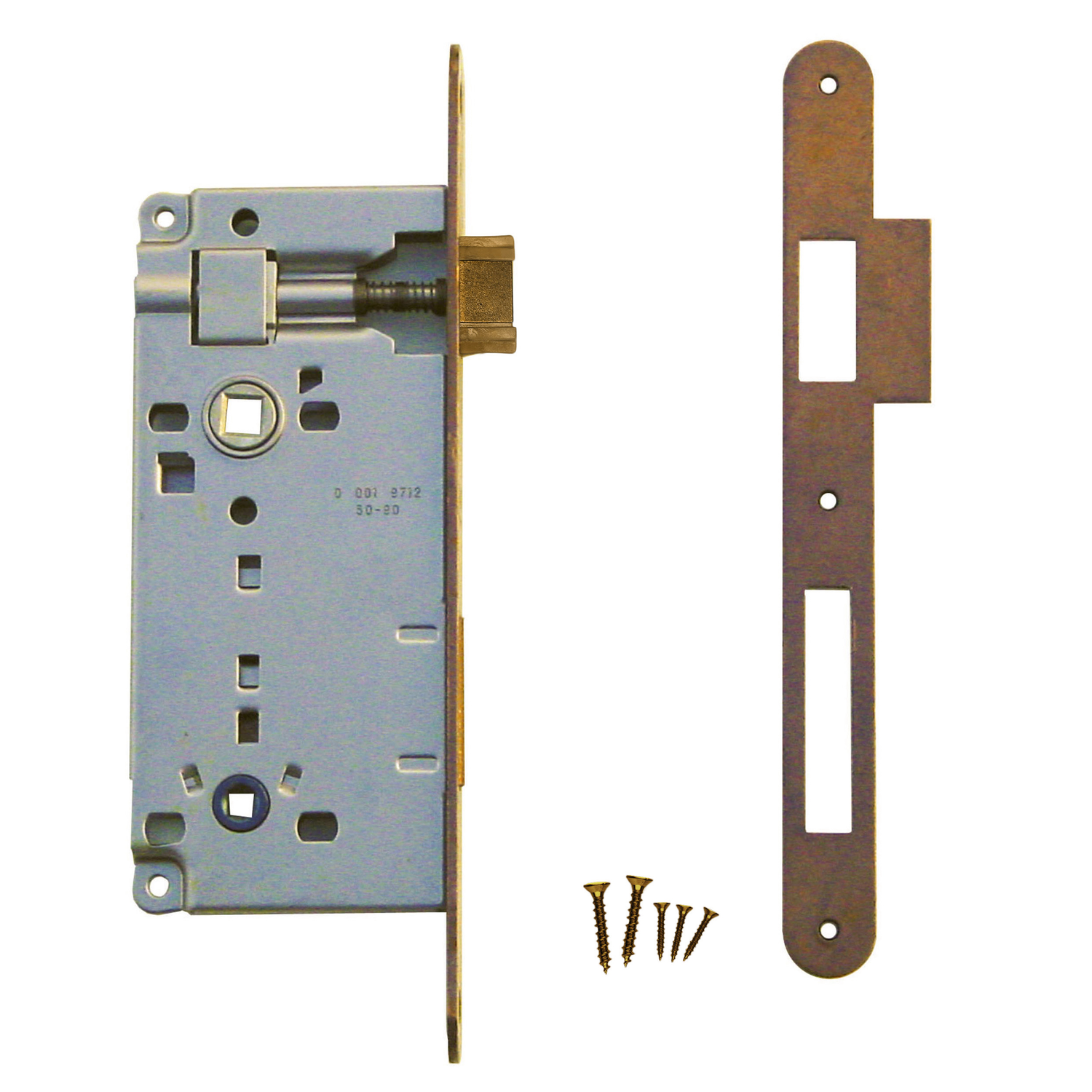 Slot AGB brons WC 90mm+tegenplaat Small recht