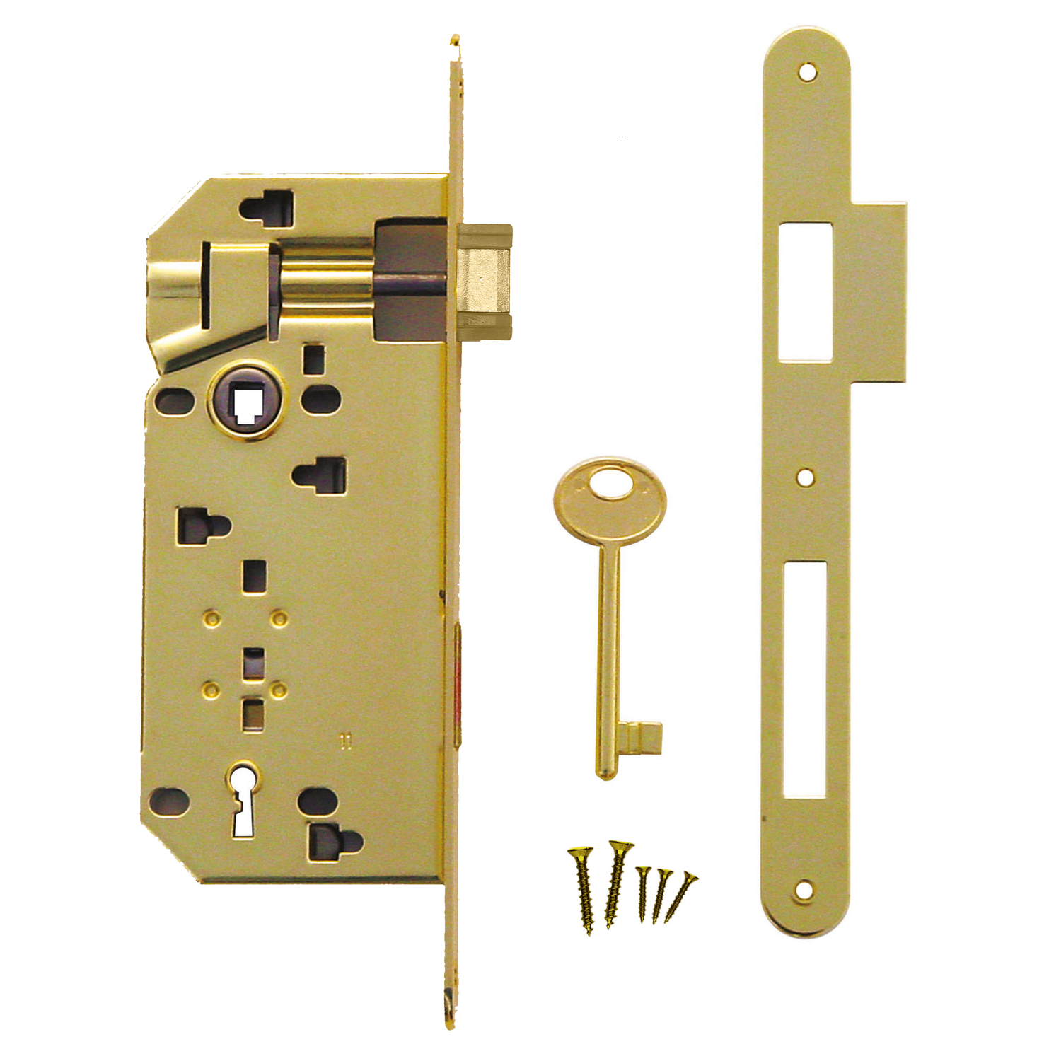 Slot AGB koper 90mm + tegenplaat Small recht