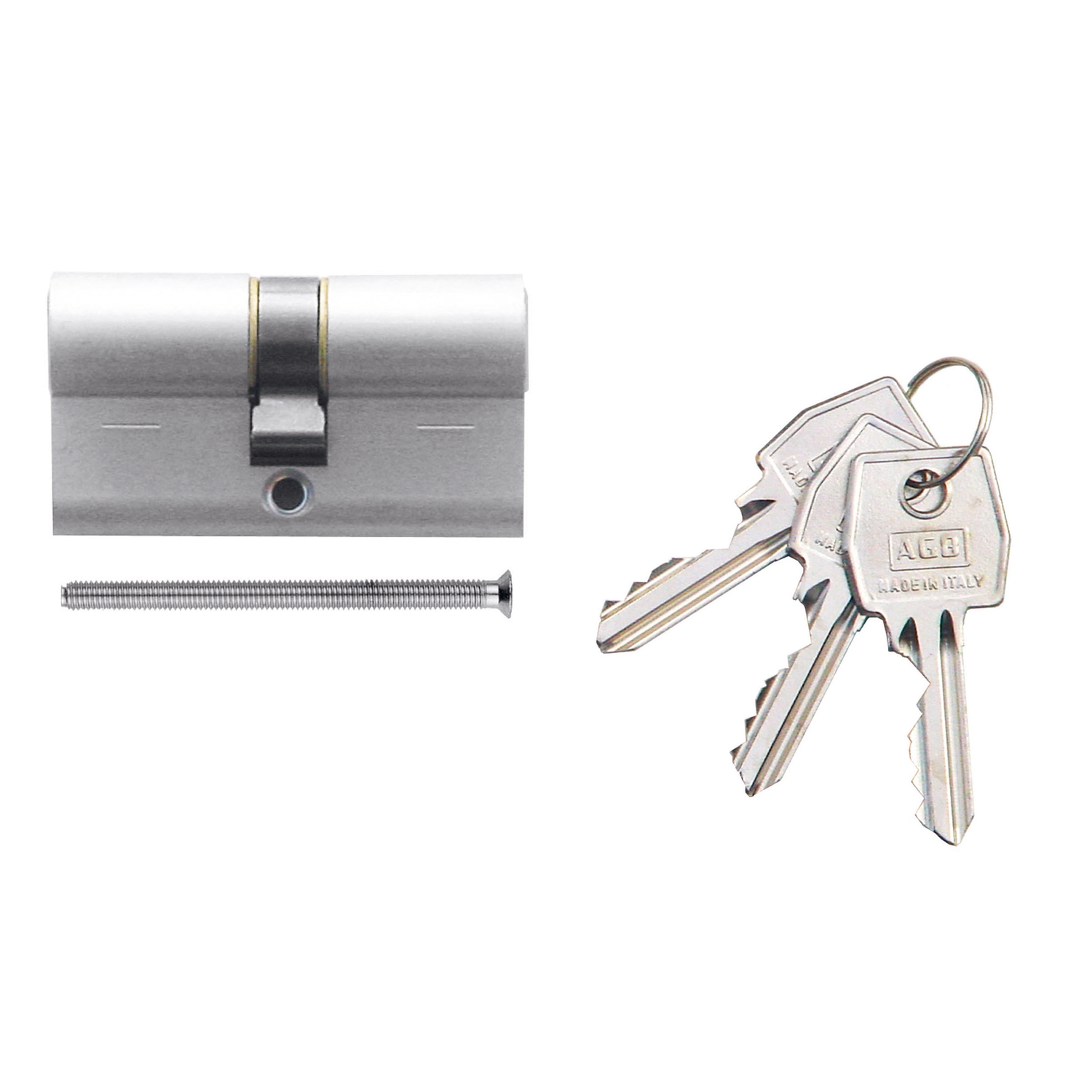 Cylinder agb inox look 60mm