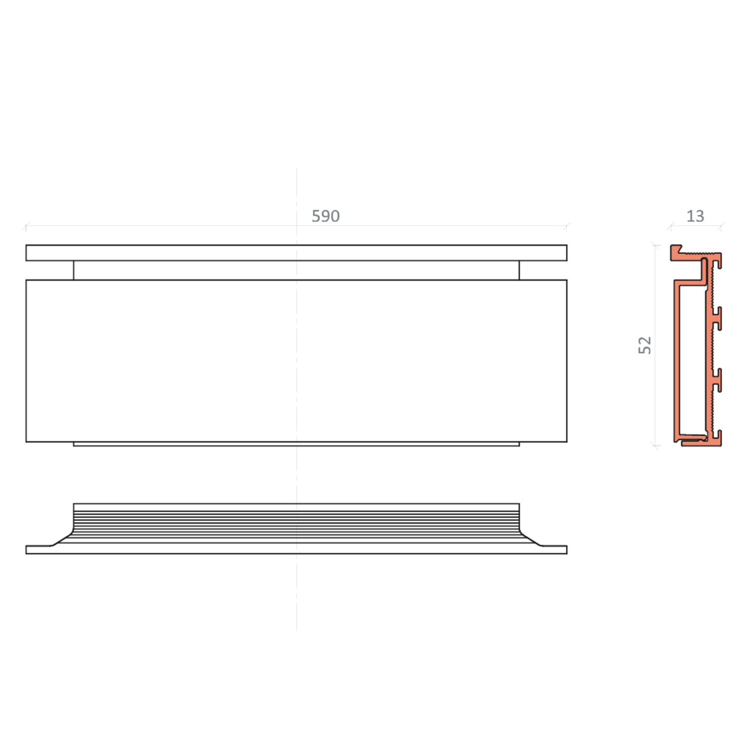 Aansluitplint wit XP50 - X2 - W-set 10 (10 sets)