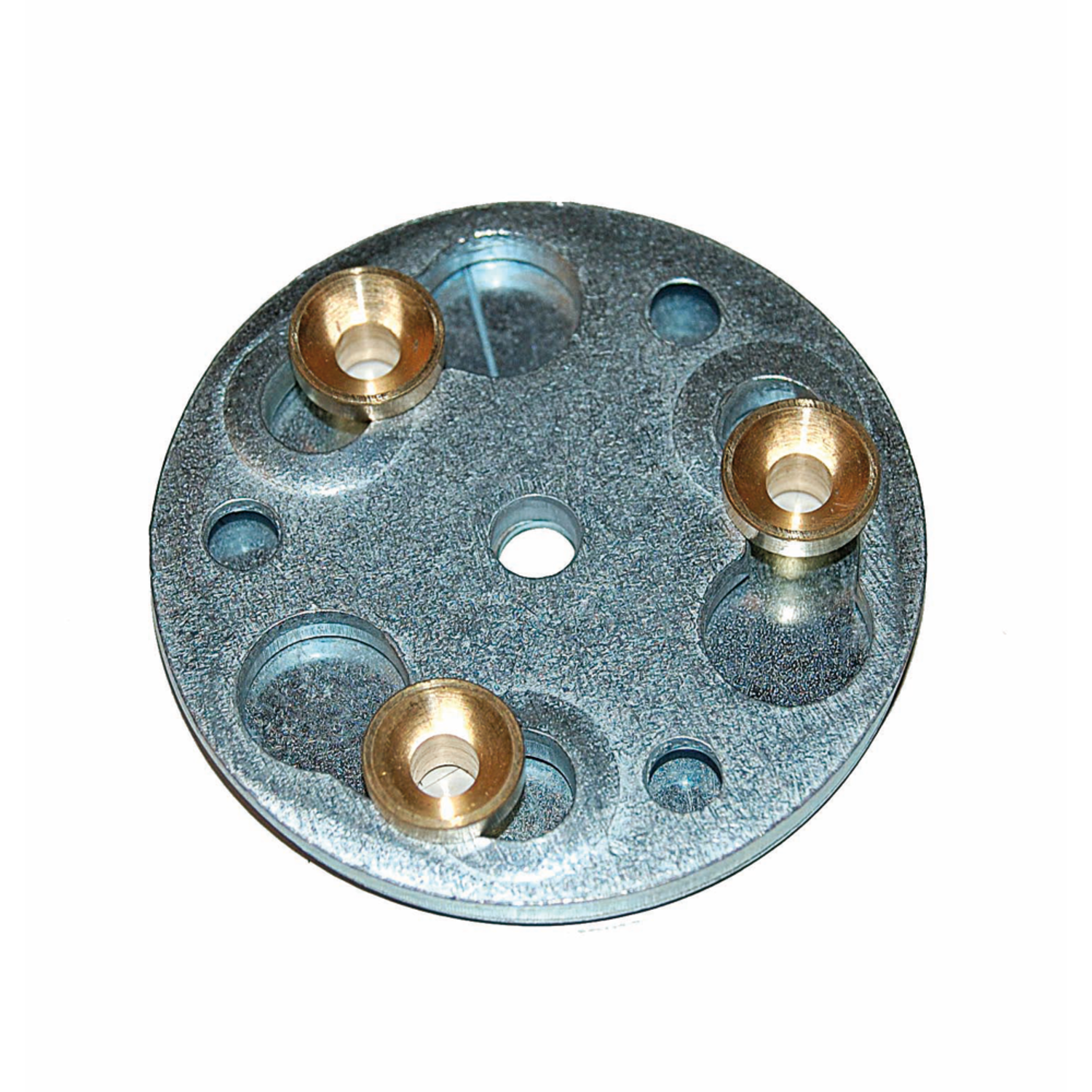 Plaque de fixation rond pied de table  