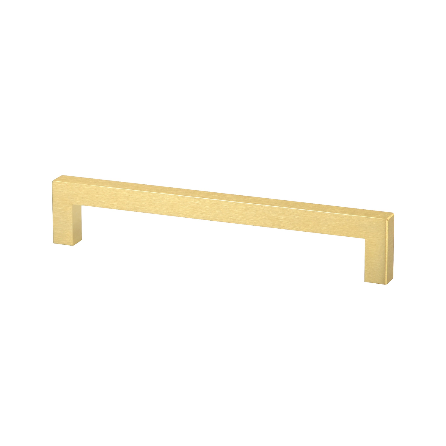 Greep stien 160mm alu geborsteld goud
