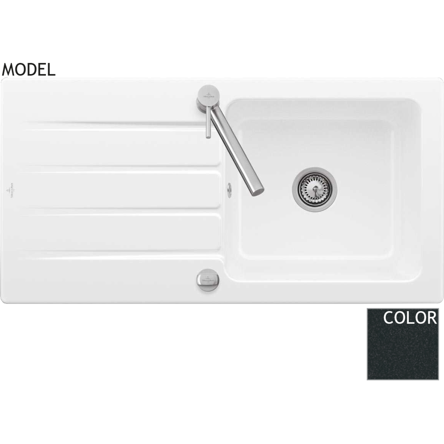 V&B 3360.01.jo architectura 60 chromit brillant  ceramicplus