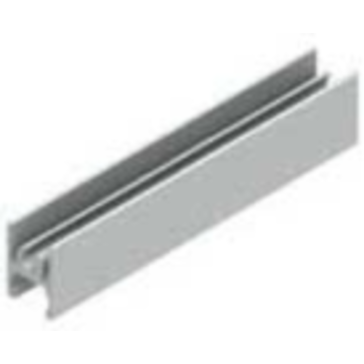 Horizontaal U-profiel boven RS-Base 4m alu wit