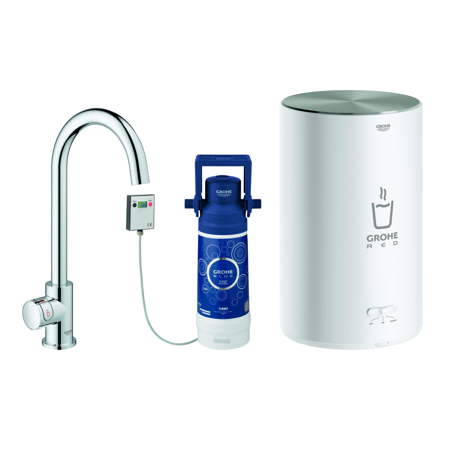 Grohe red mono-m starterkit c-bec chrome  