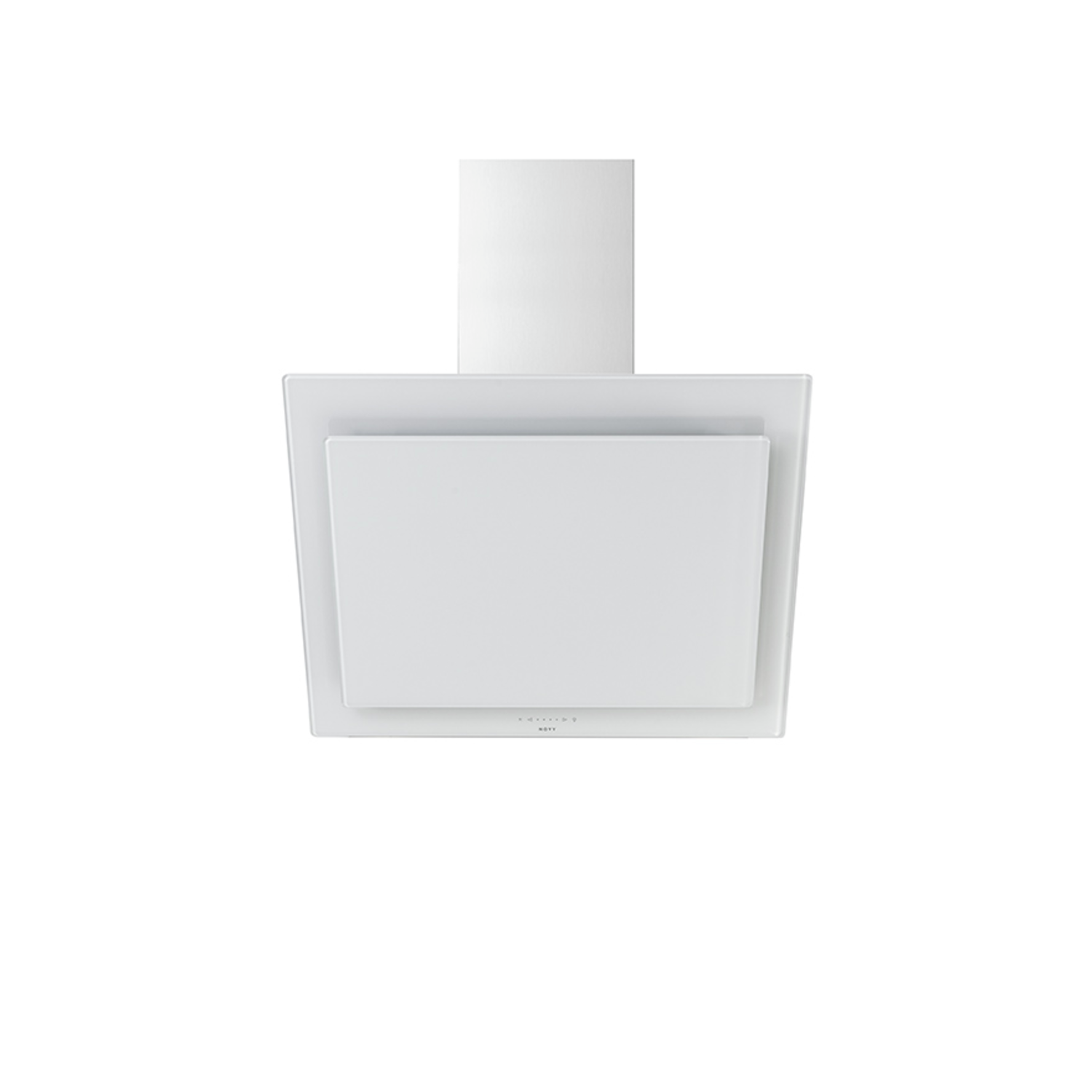 Novy Vision 75 cm blanc verre hotte murale 