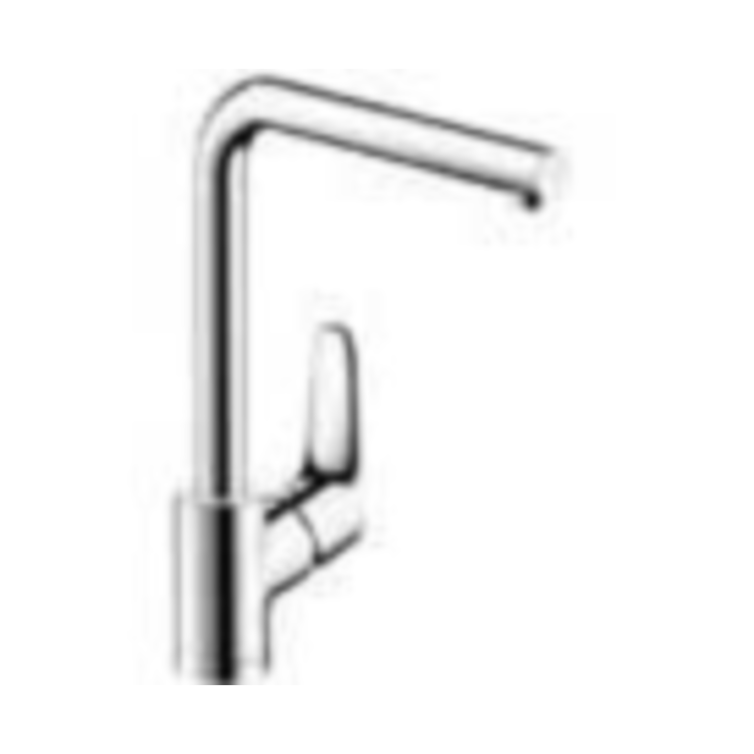Hansgrohe Focus mitig.evier pivotant chrome  