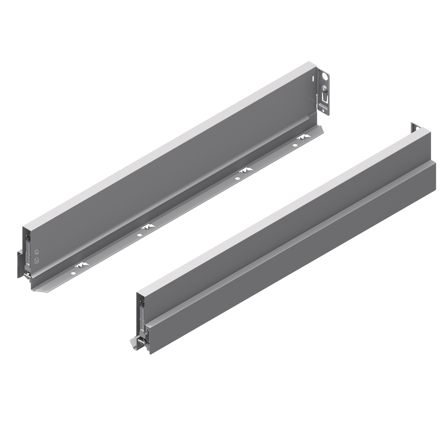Nova Pro Scala set zijwand zilver h90 nl270