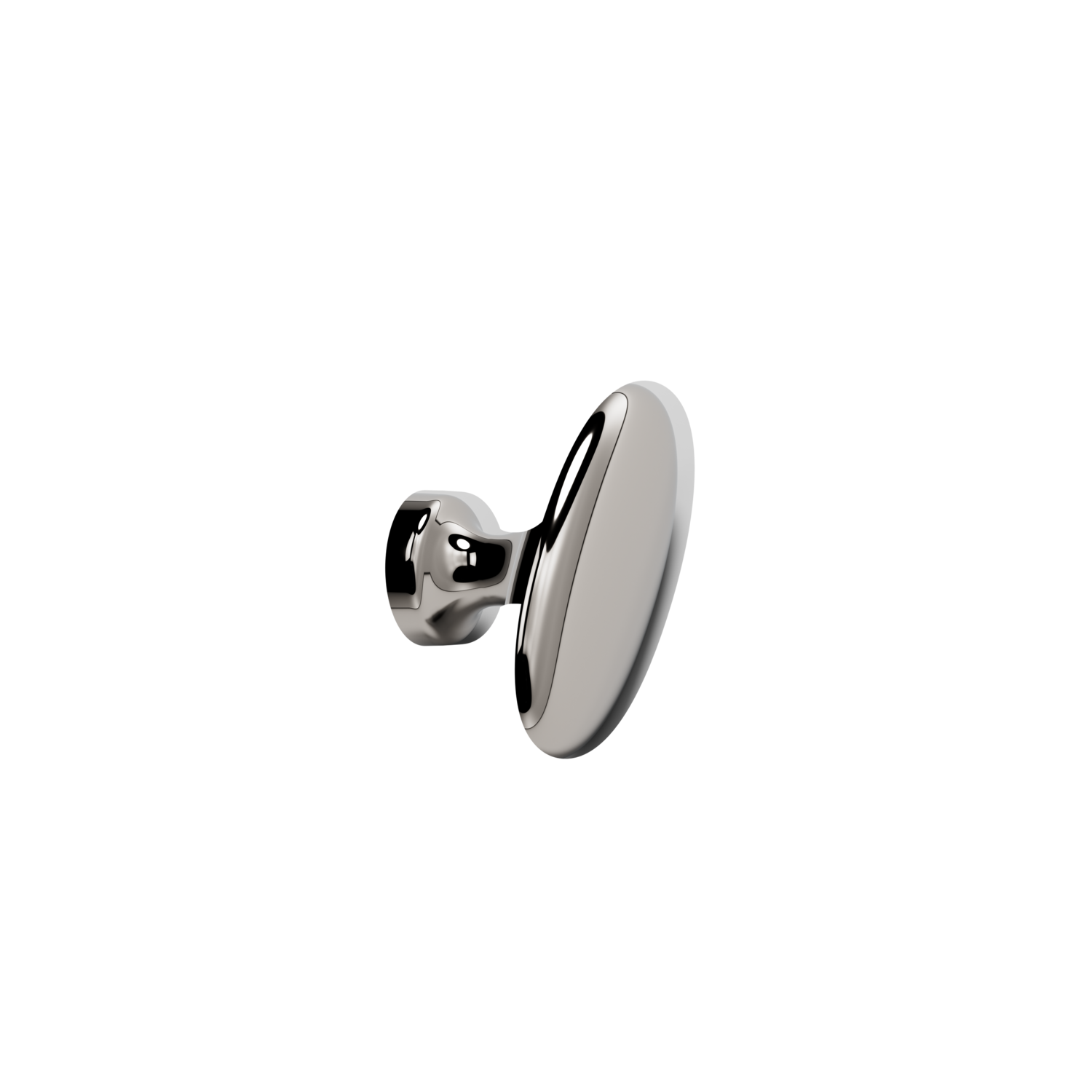 Bouton T BARON T l60 zamac nickel poli 