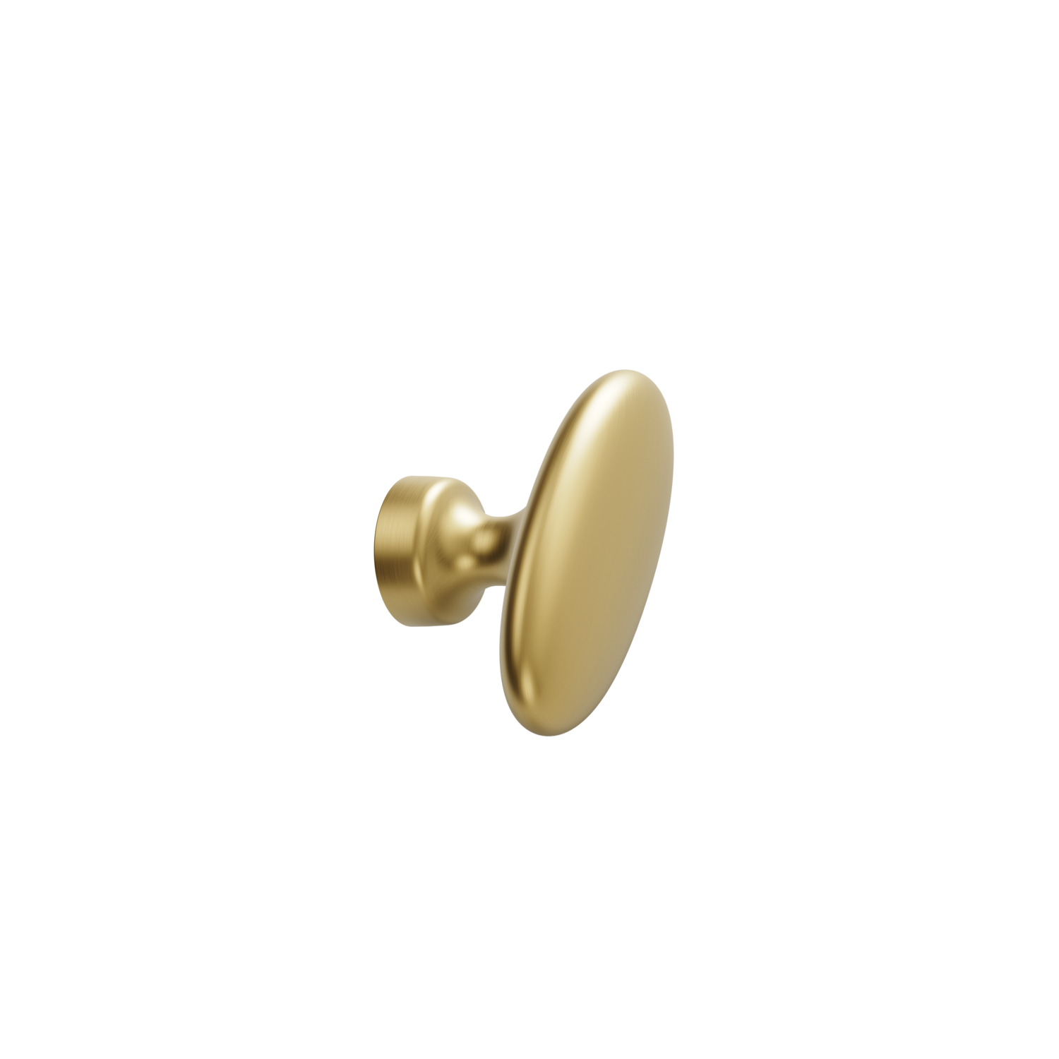 T-knop BARON T l60 zamak geborsteld goud