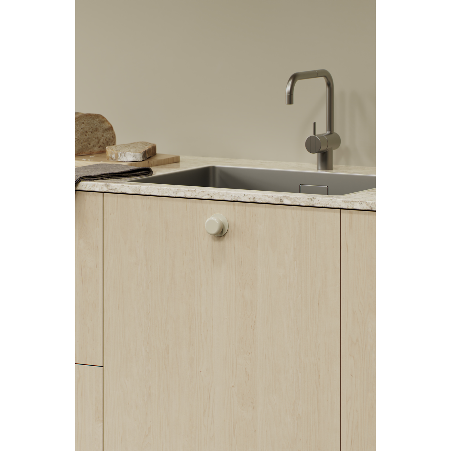 Bouton COLETTE EA16 zamac beige 