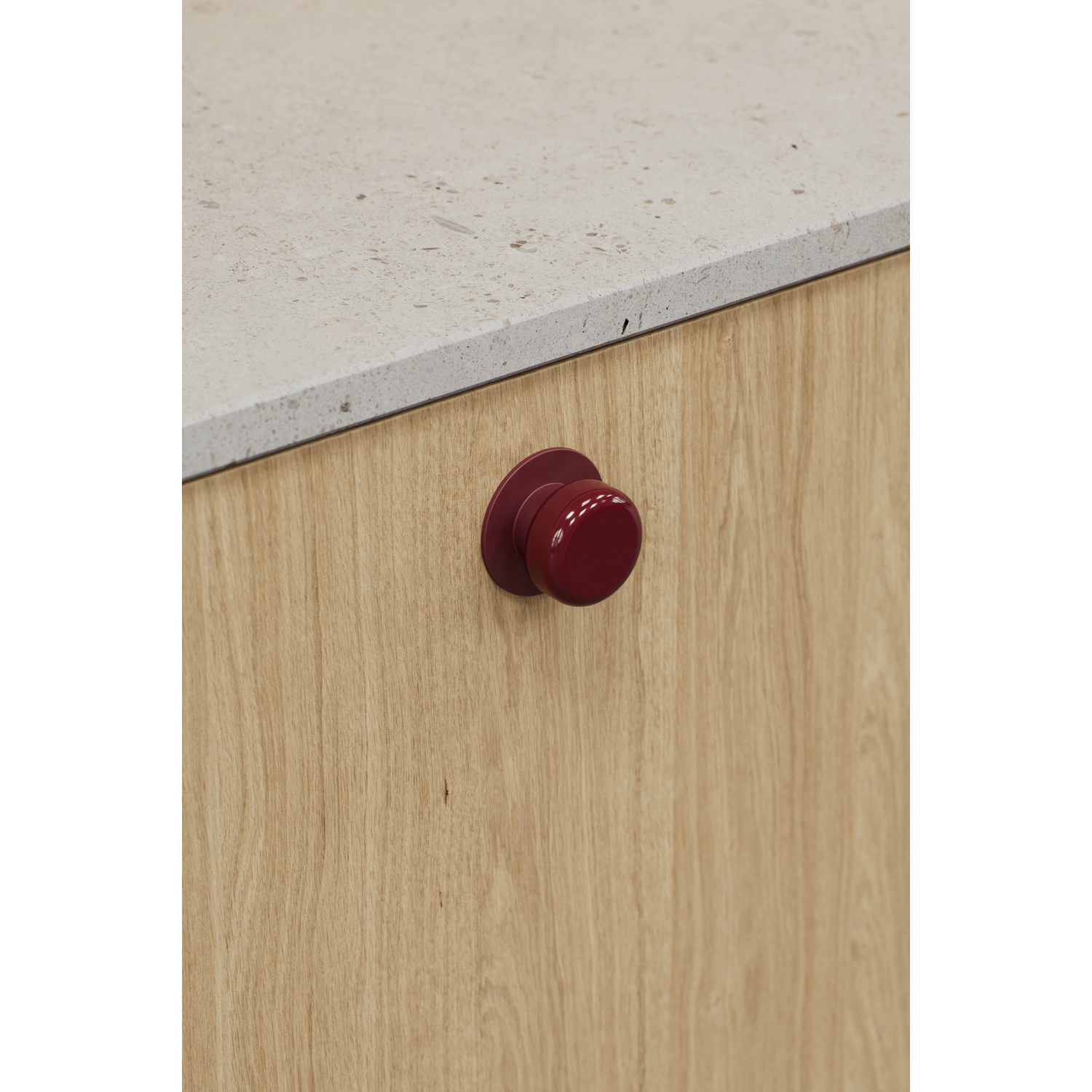 Bouton COLETTE EA16 zamac rouge 