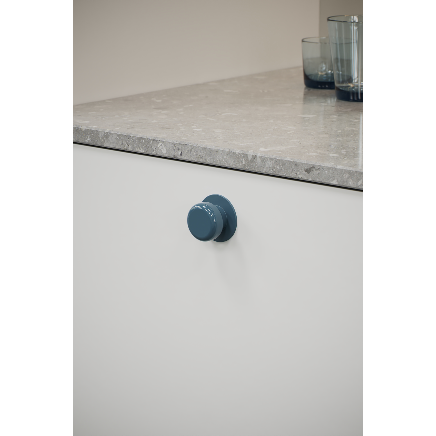 Bouton COLETTE EA16 zamac bleu 
