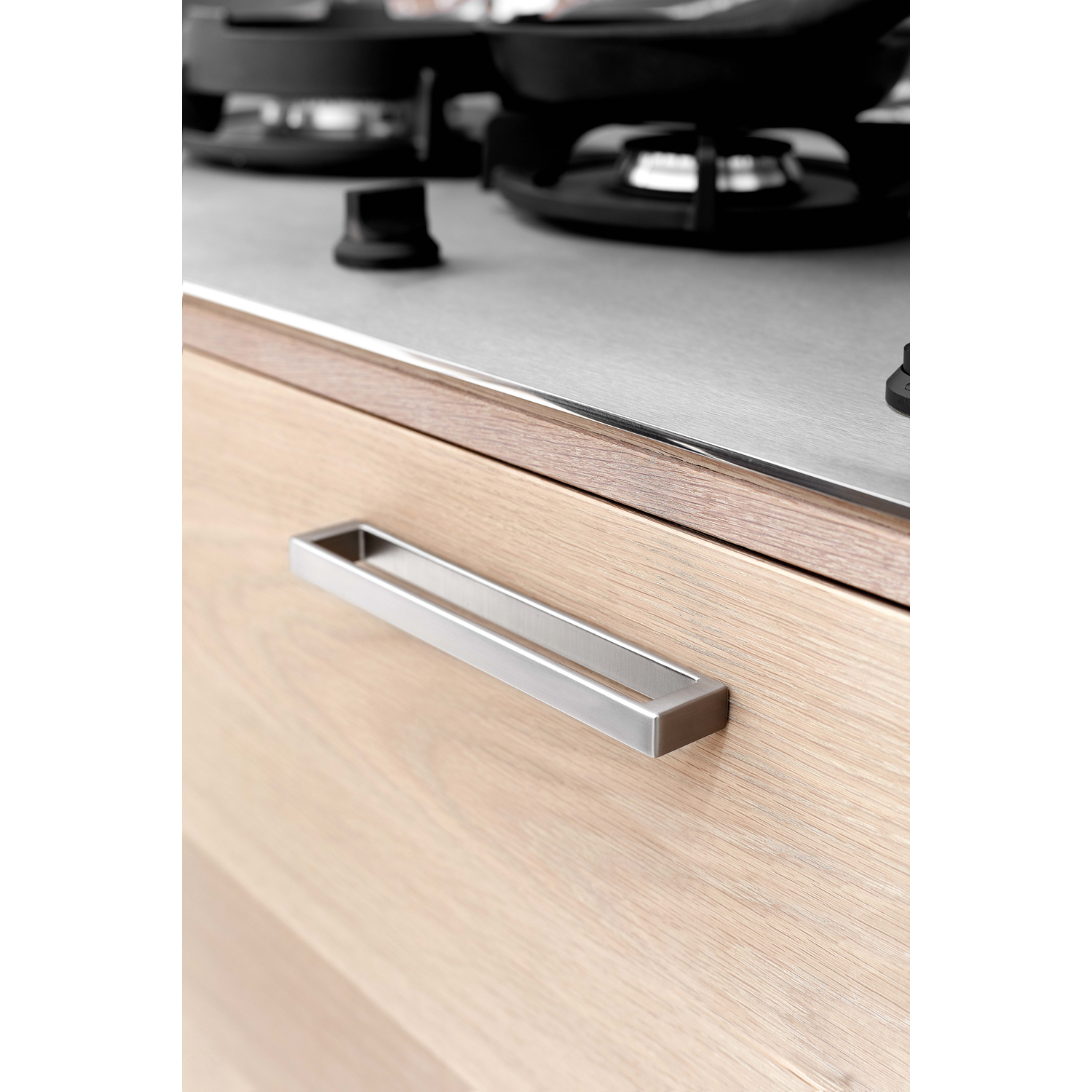 Poignée cubico ea96 l105 zamac look inox 