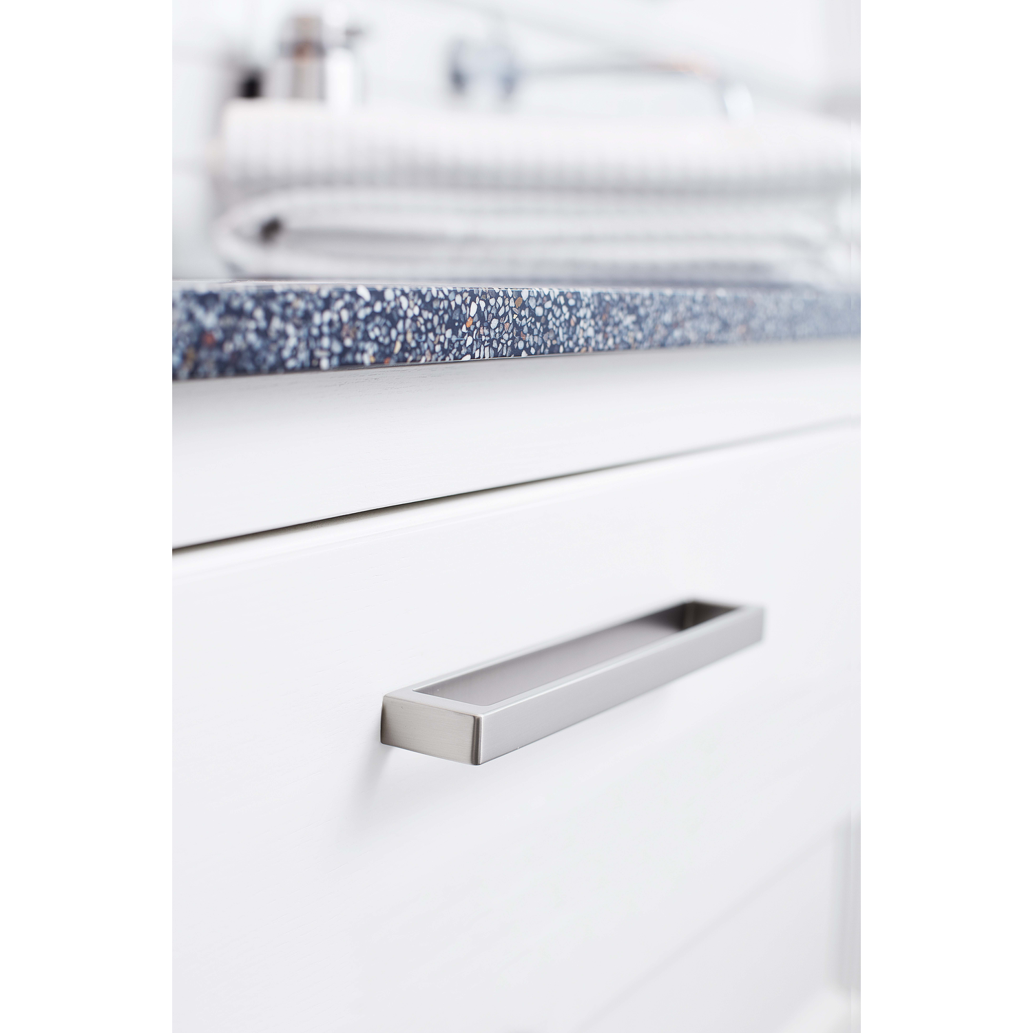 Greep cubico ba192 l201,5 zamak RVS-look