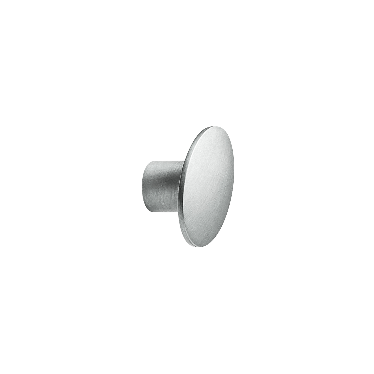 Bouton DOME 49.8x35.9x25Ø6 zamac look inox 