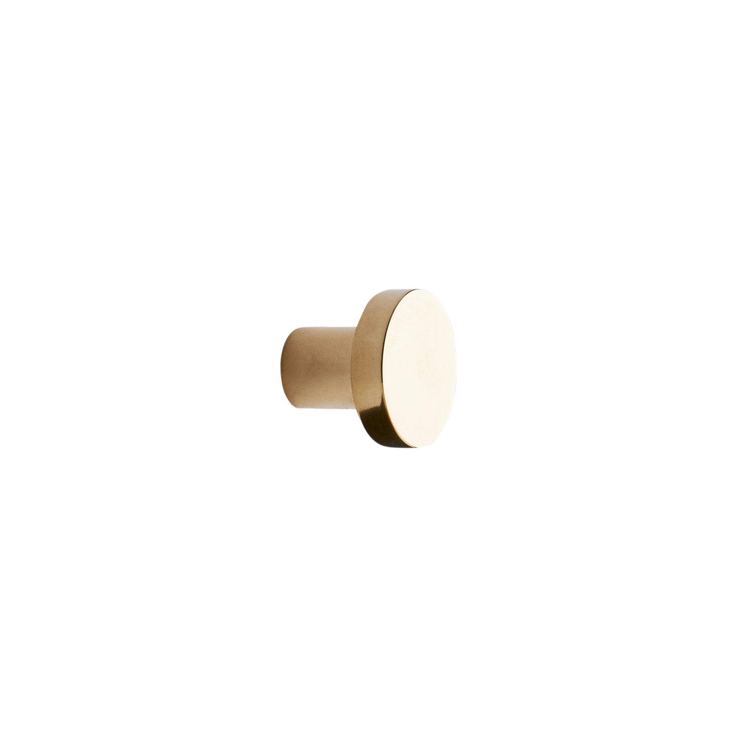 Knop DOT Ø30 H26 onbehandeld messing