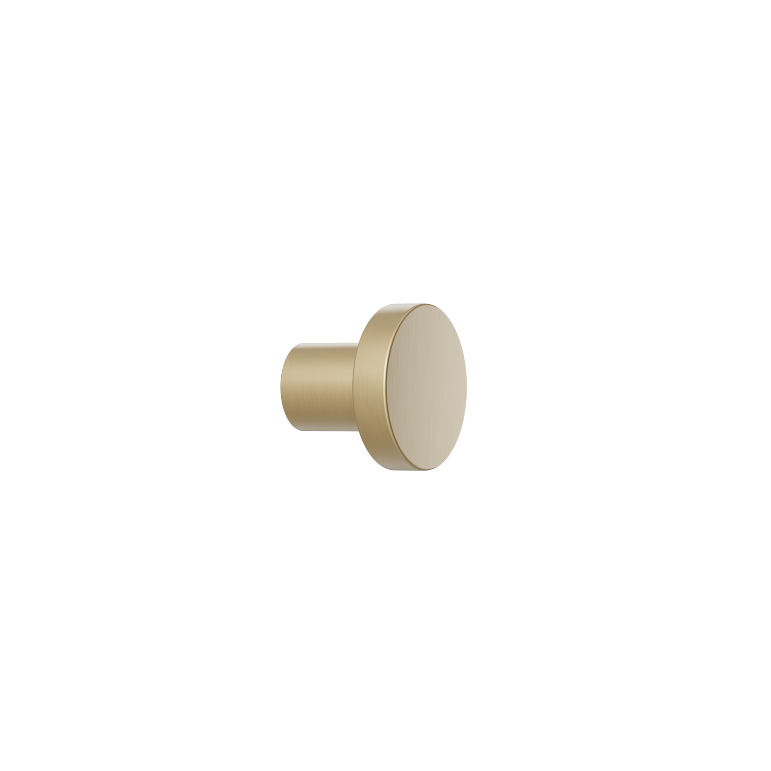 Bouton DOT Ø30 H26 Laiton doré brossé 
