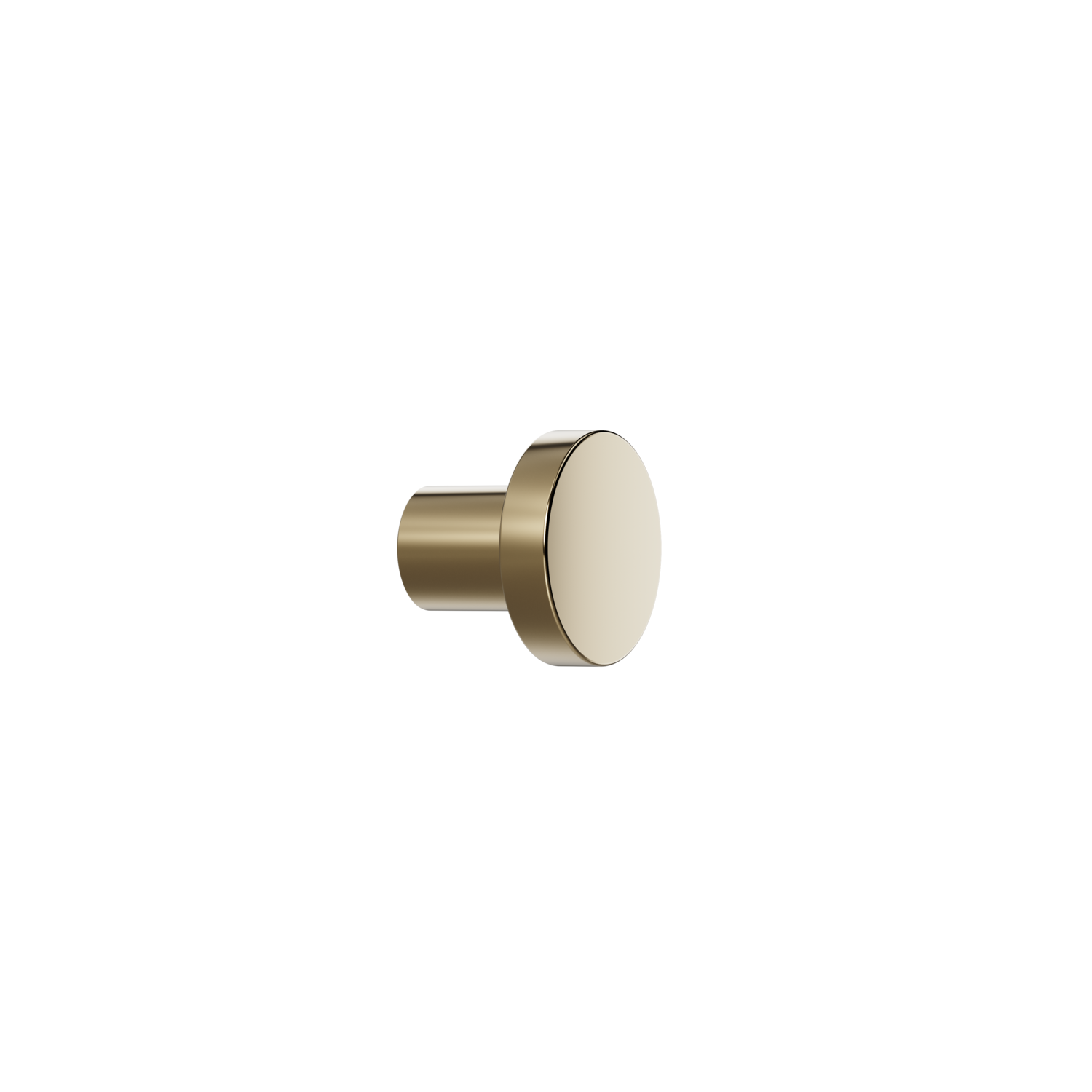 Knop DOT Ø30 H26 messing gepolijst goud