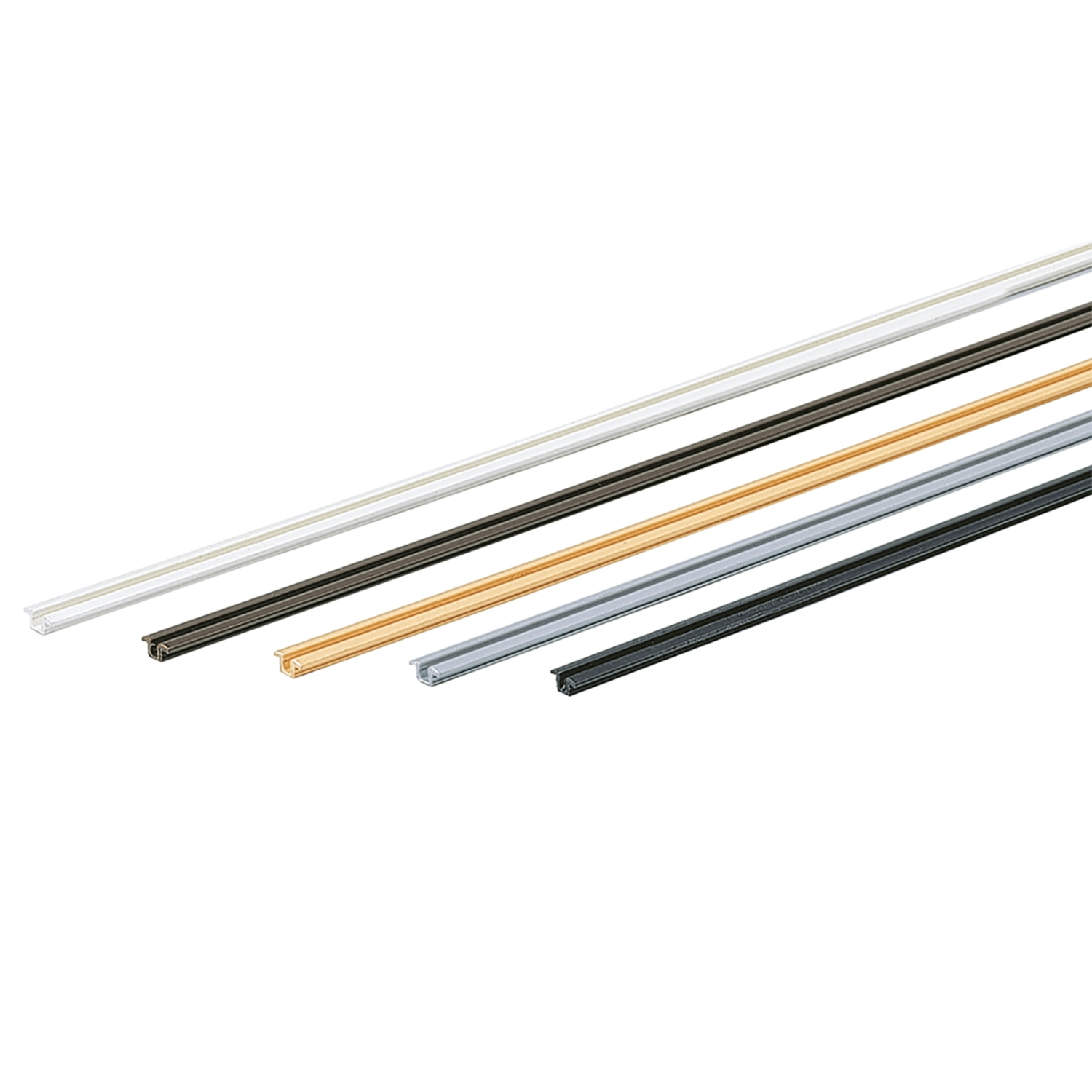 Profilés de coulissage et de guidage STB 55, 4000 mm, blanc, 15 kg