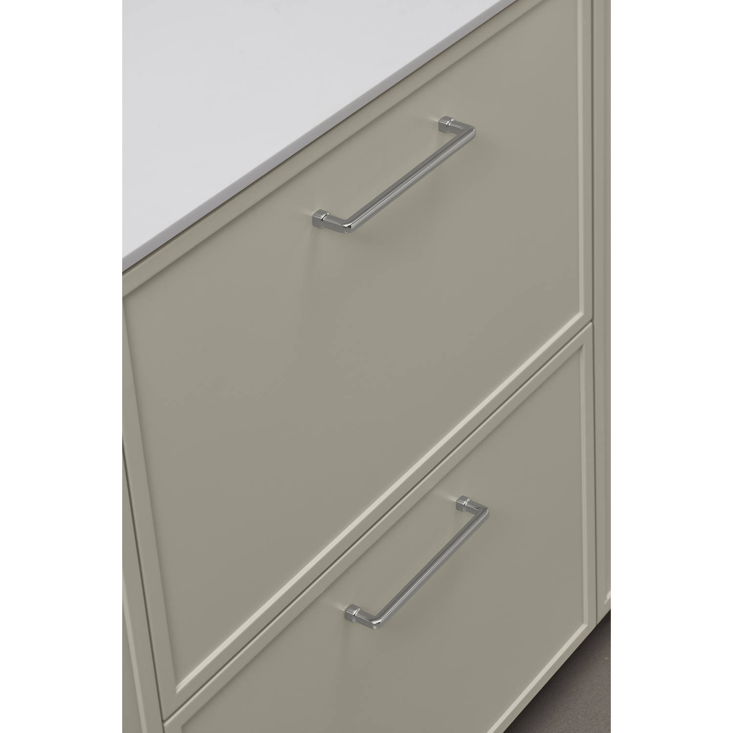 Poignée equester ea160 l172 zamac nickel 
