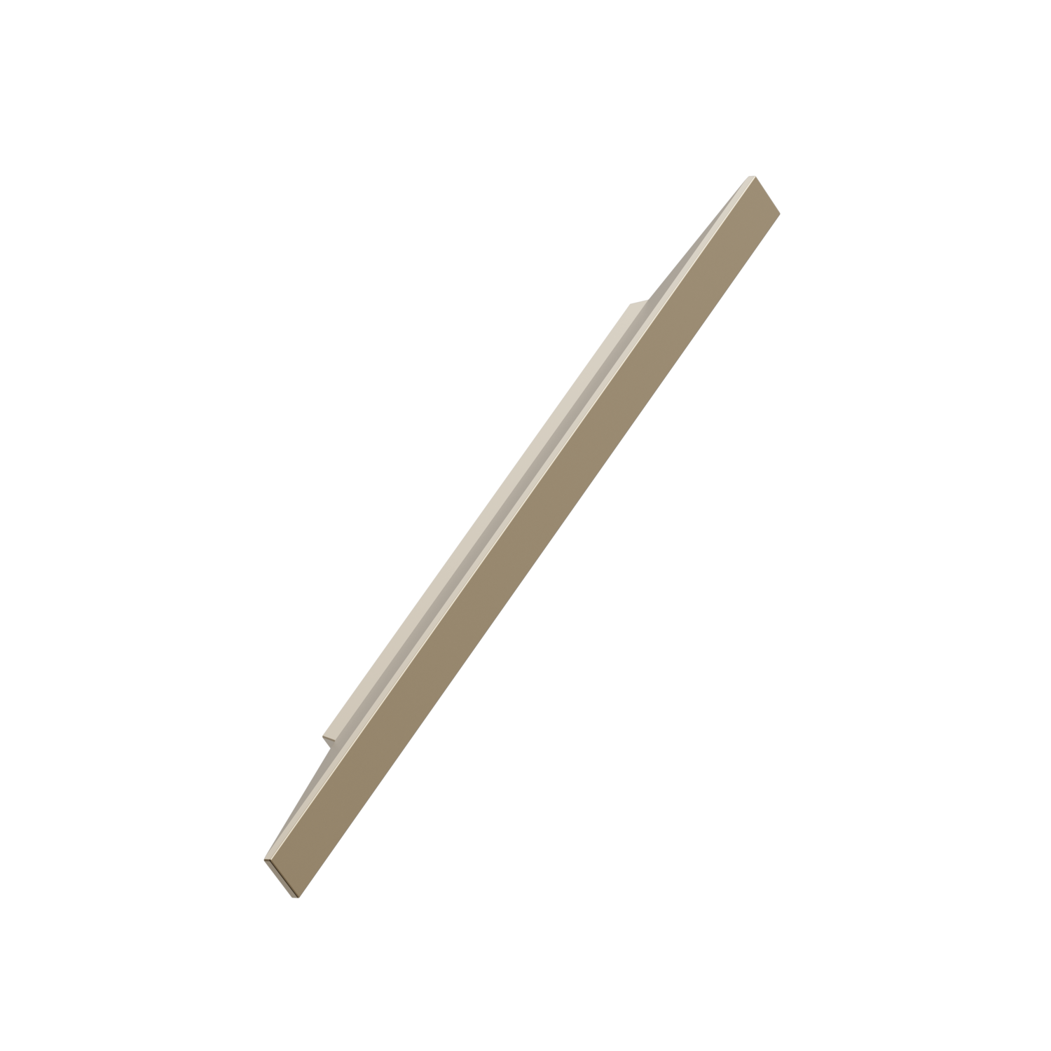 Greep facet ba160 l284 alu mat goud