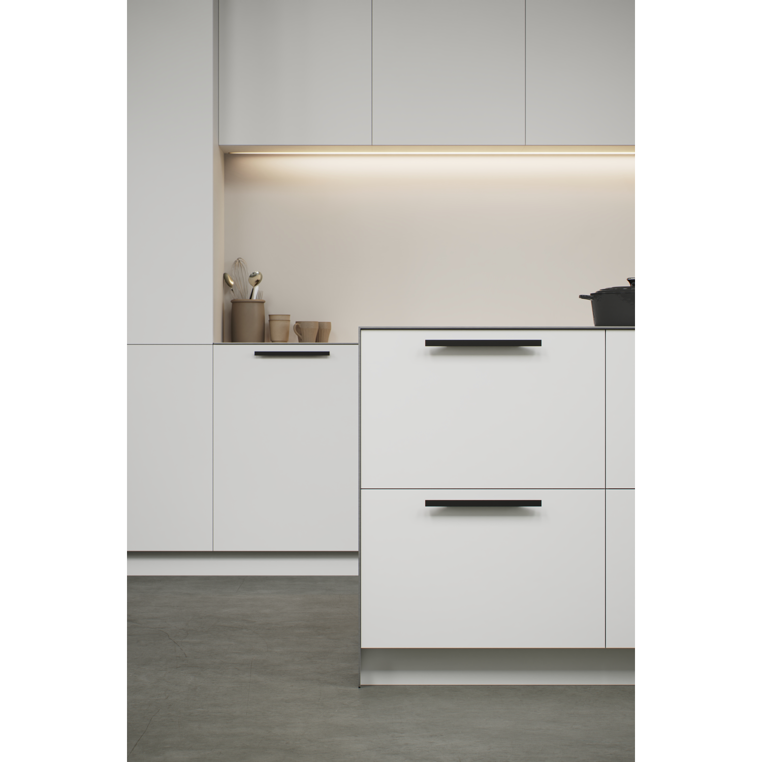 Poignée facet ea160 l284 alu noir mat 