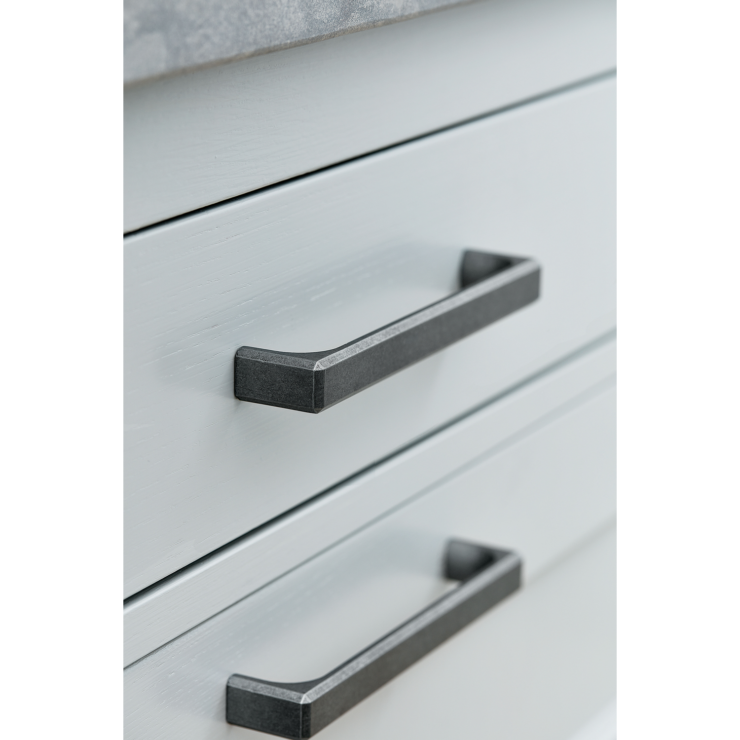 Poignée fold ea160 l170 zamac gris antique 